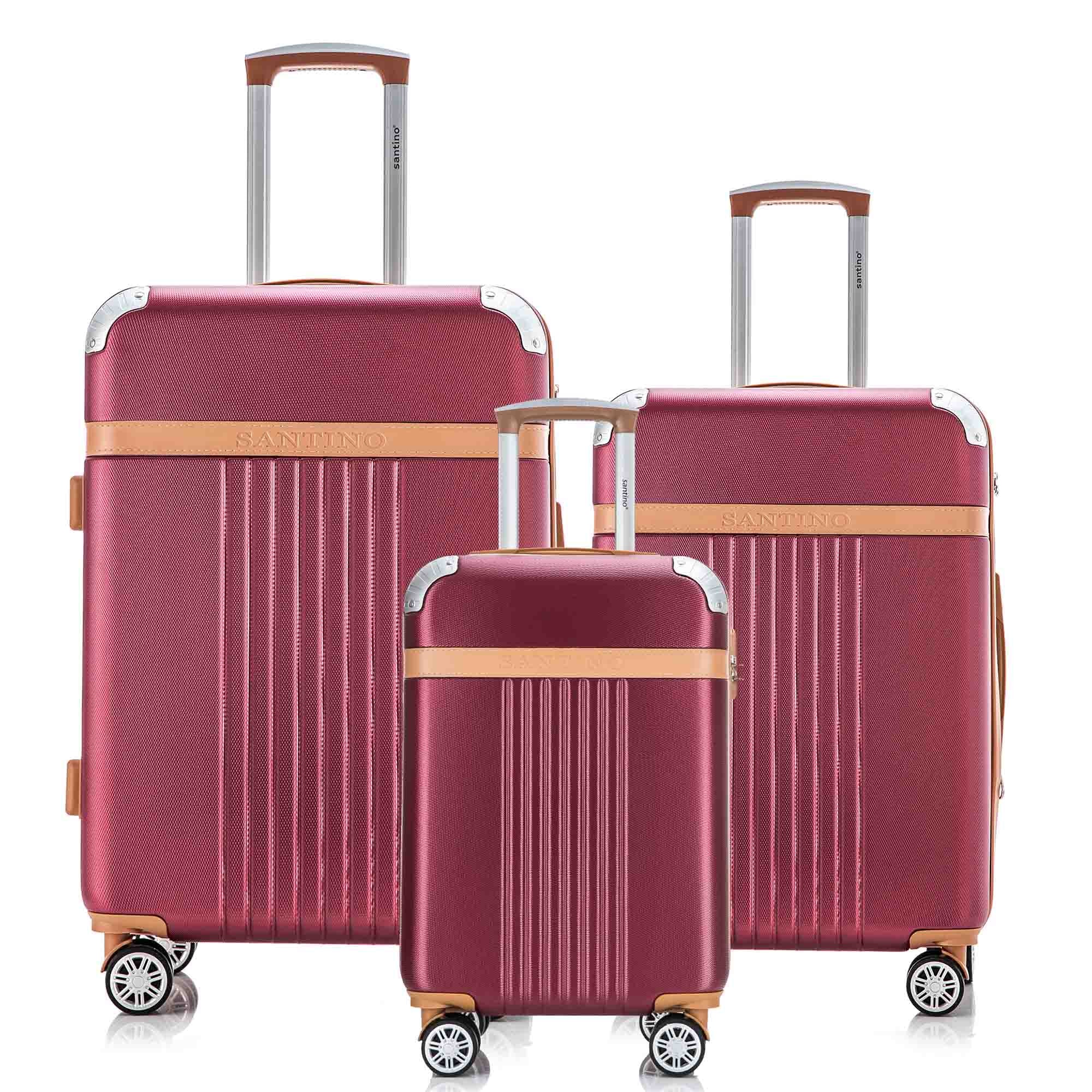 Santino Athena 3-Piece Rigid 360º Luggage Set - BGV182J