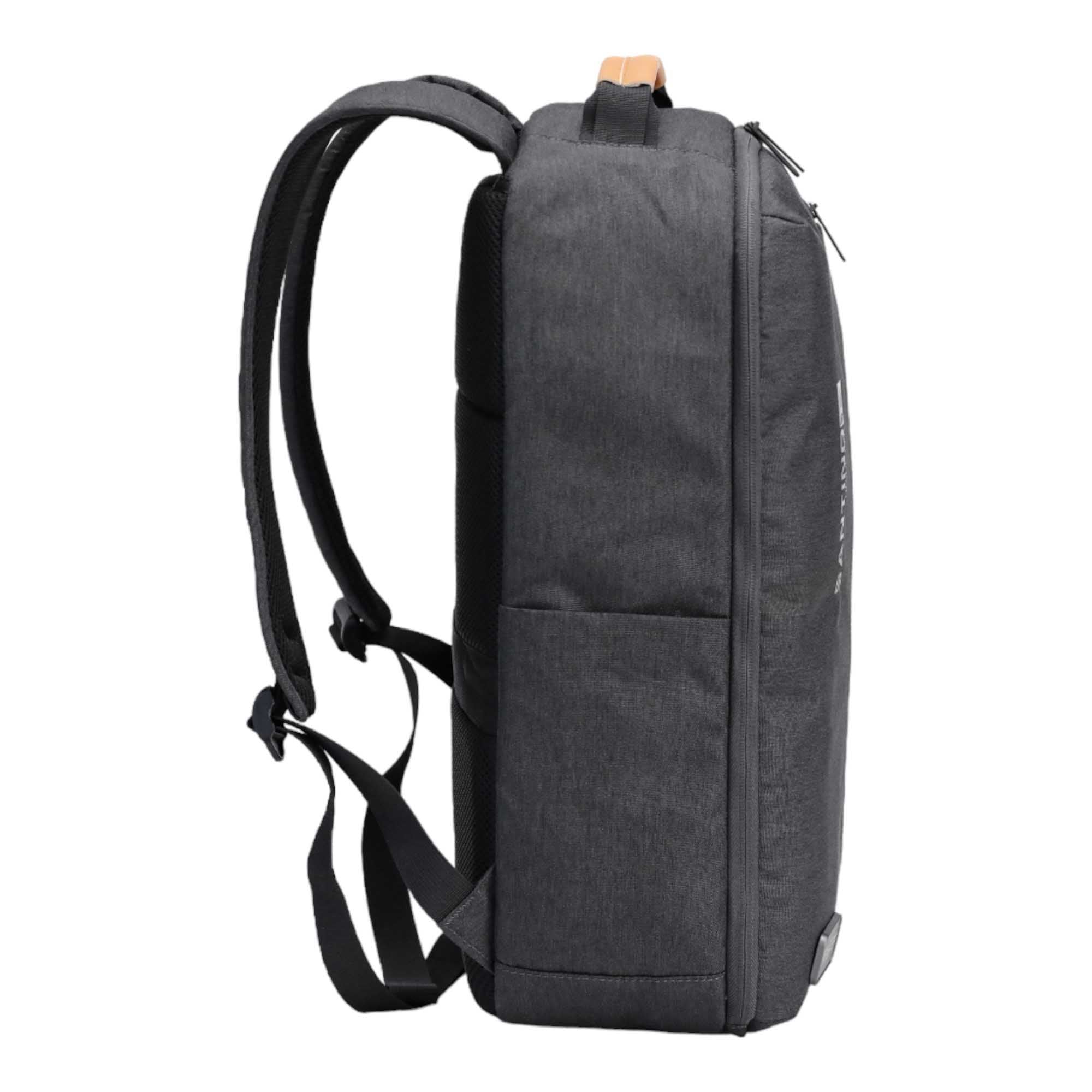 Trend by Santino Black Polyester Notebook Backpack