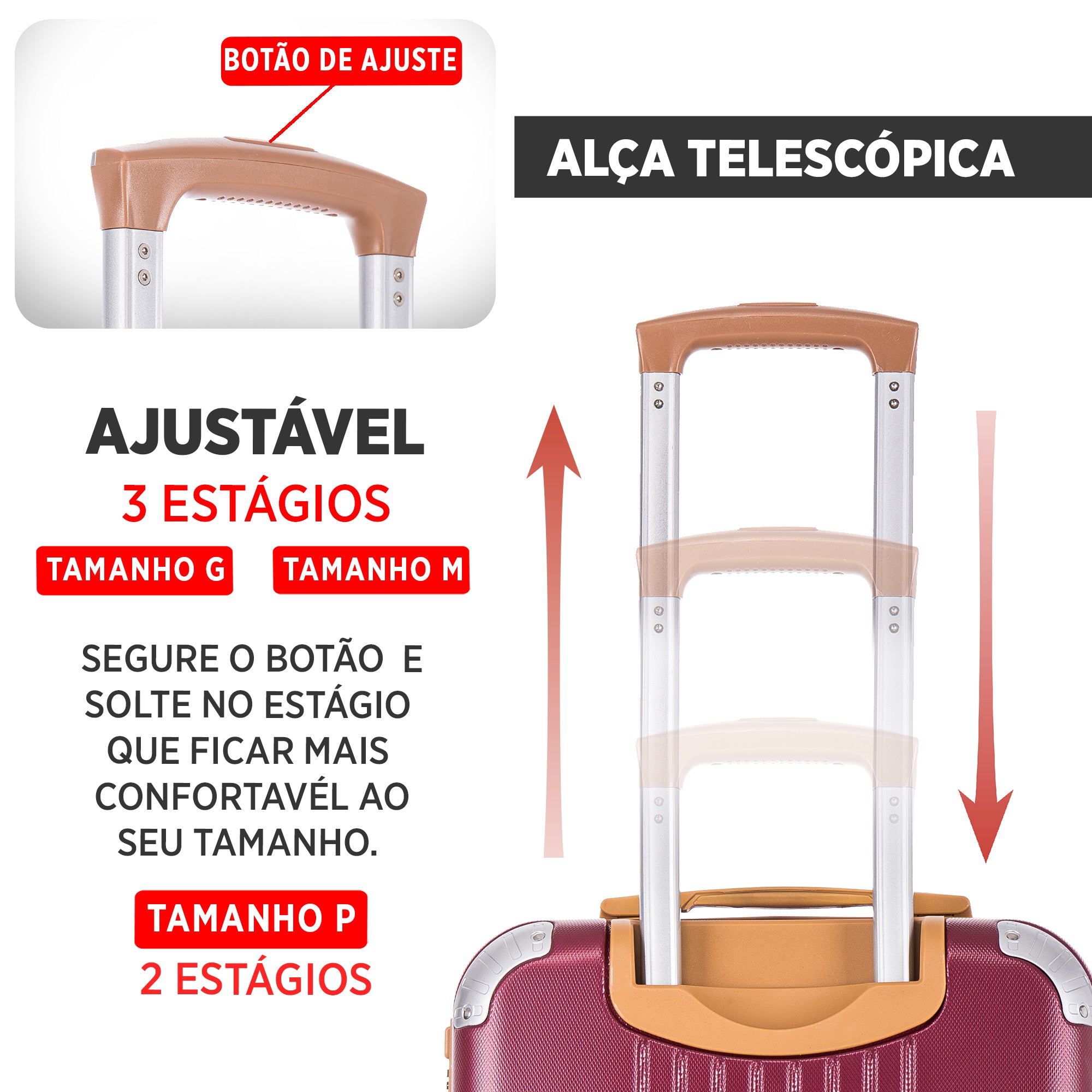 Maldives Hardside Suitcase 360° Santino M - ABGV188M