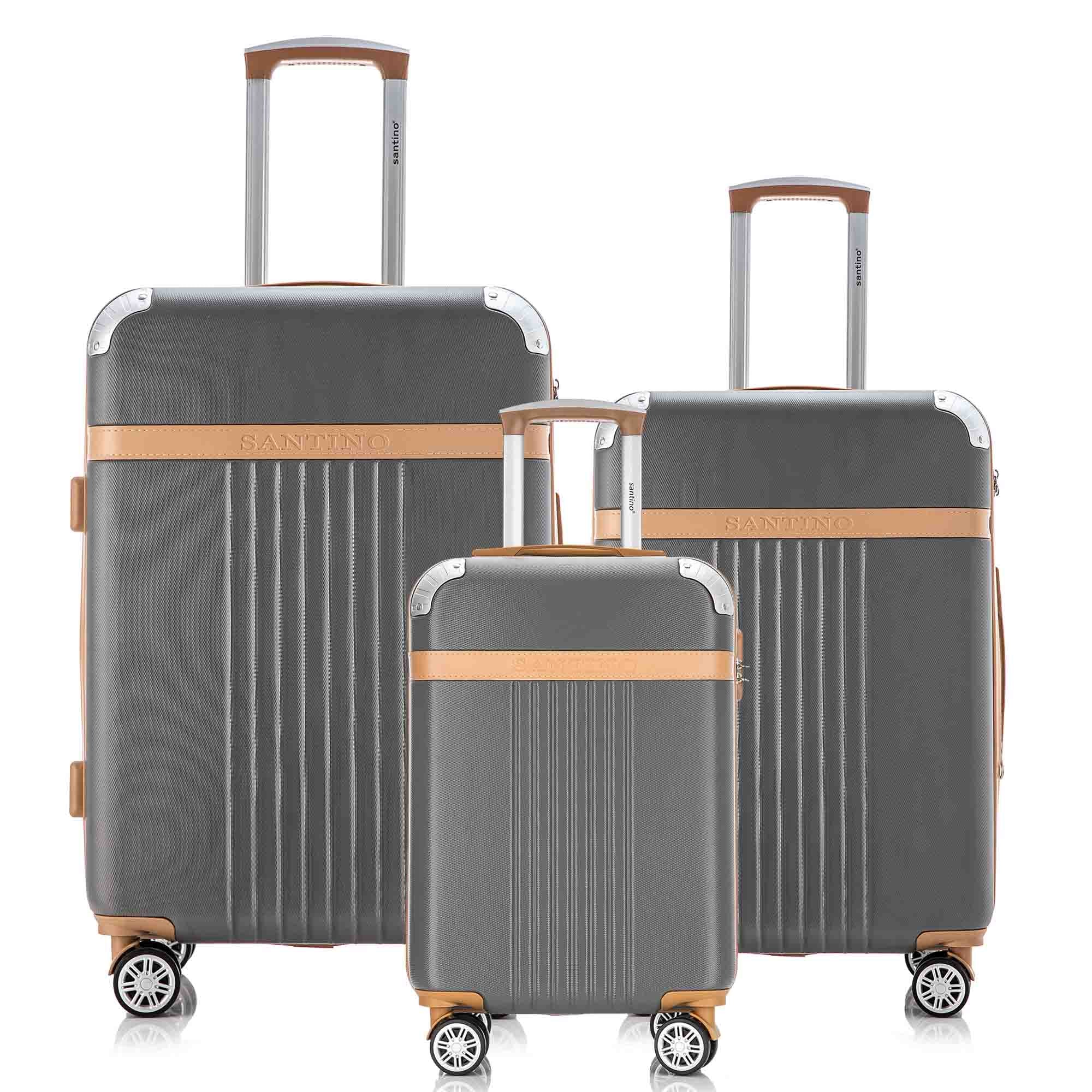 Santino Athena 3-Piece Rigid 360º Luggage Set - BGV182J