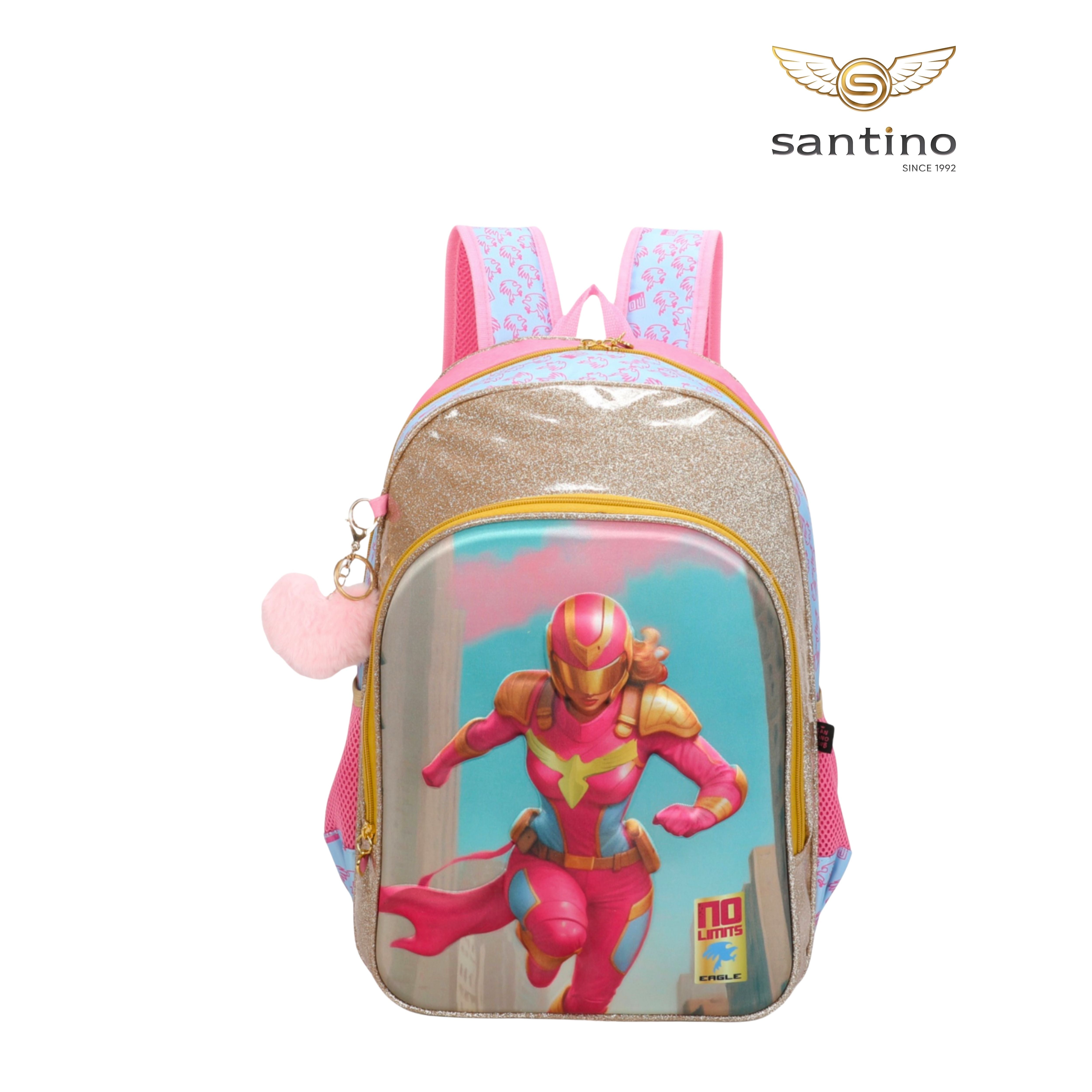 Mochila Infantil No Limits GirlHero by Santino - NLM12U47 - Pink