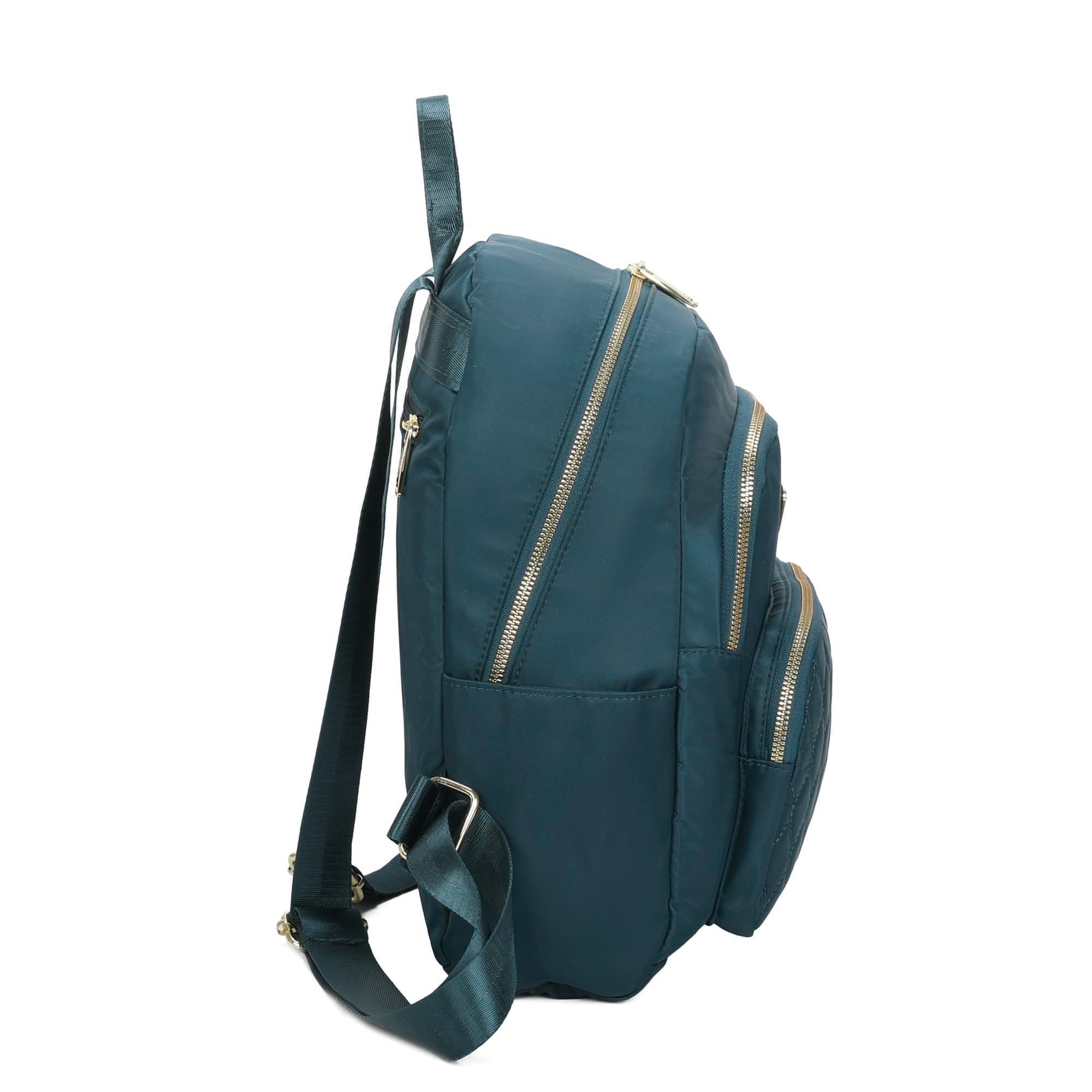 Amarílis Nylon Santino Backpack Bag Turquoise Blue SAB412U15