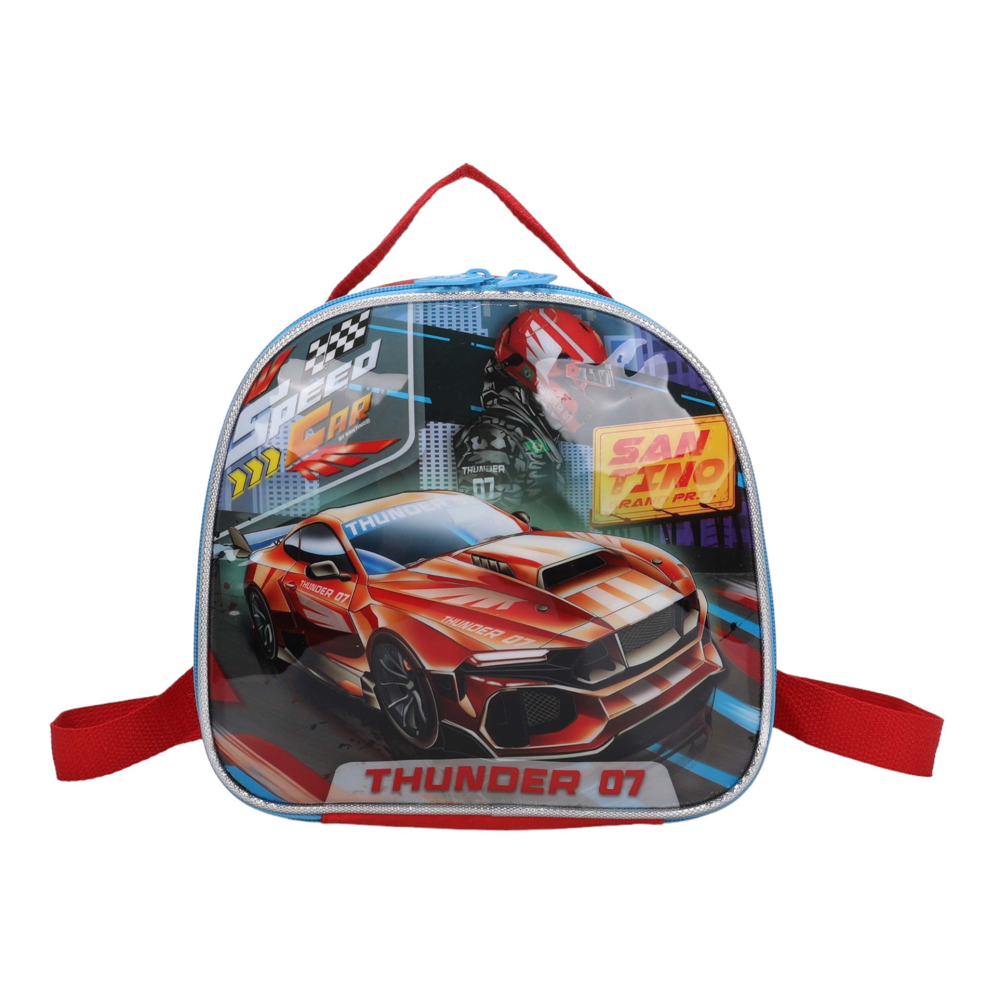 Speed Car Tunning Race by Santino Polyester Kids Kit SCK11U Red