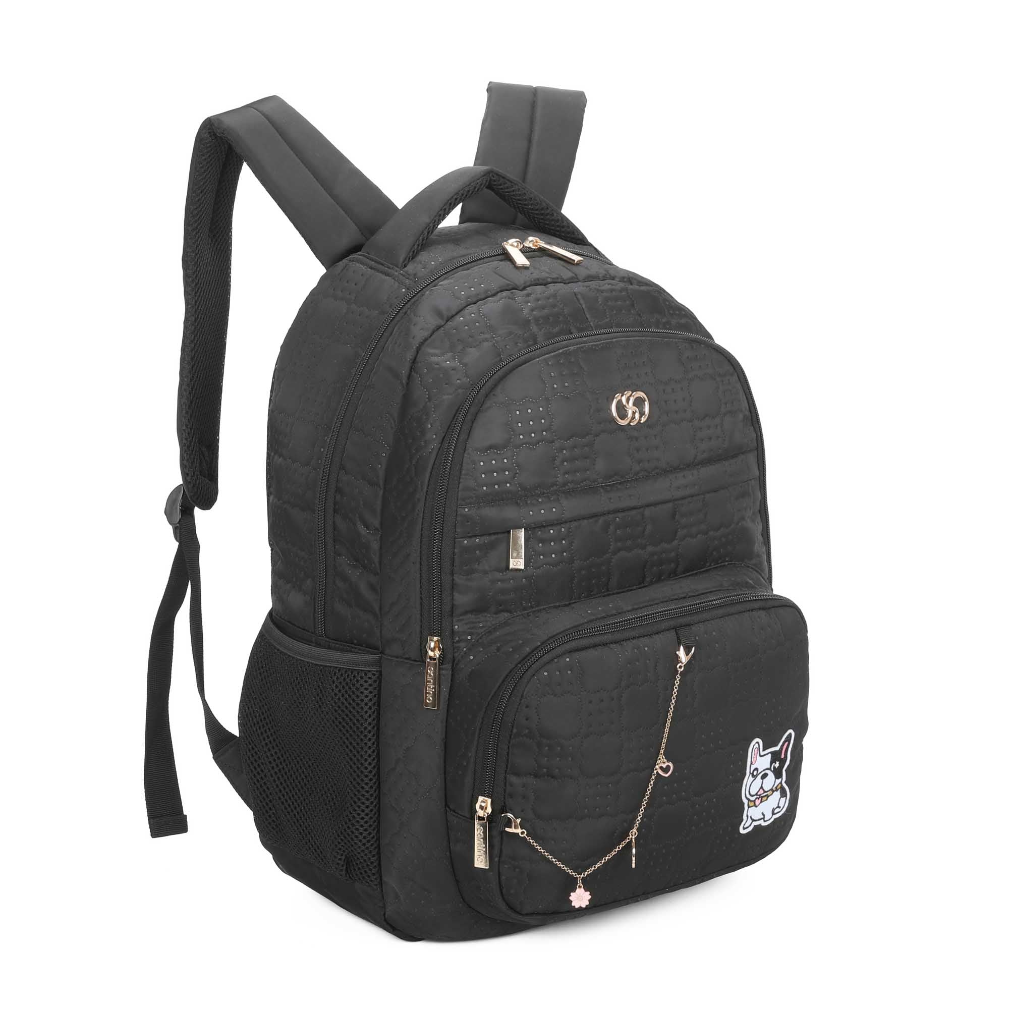 Bolsa Mochila Tiana Santino - SAB417U01 - Preta