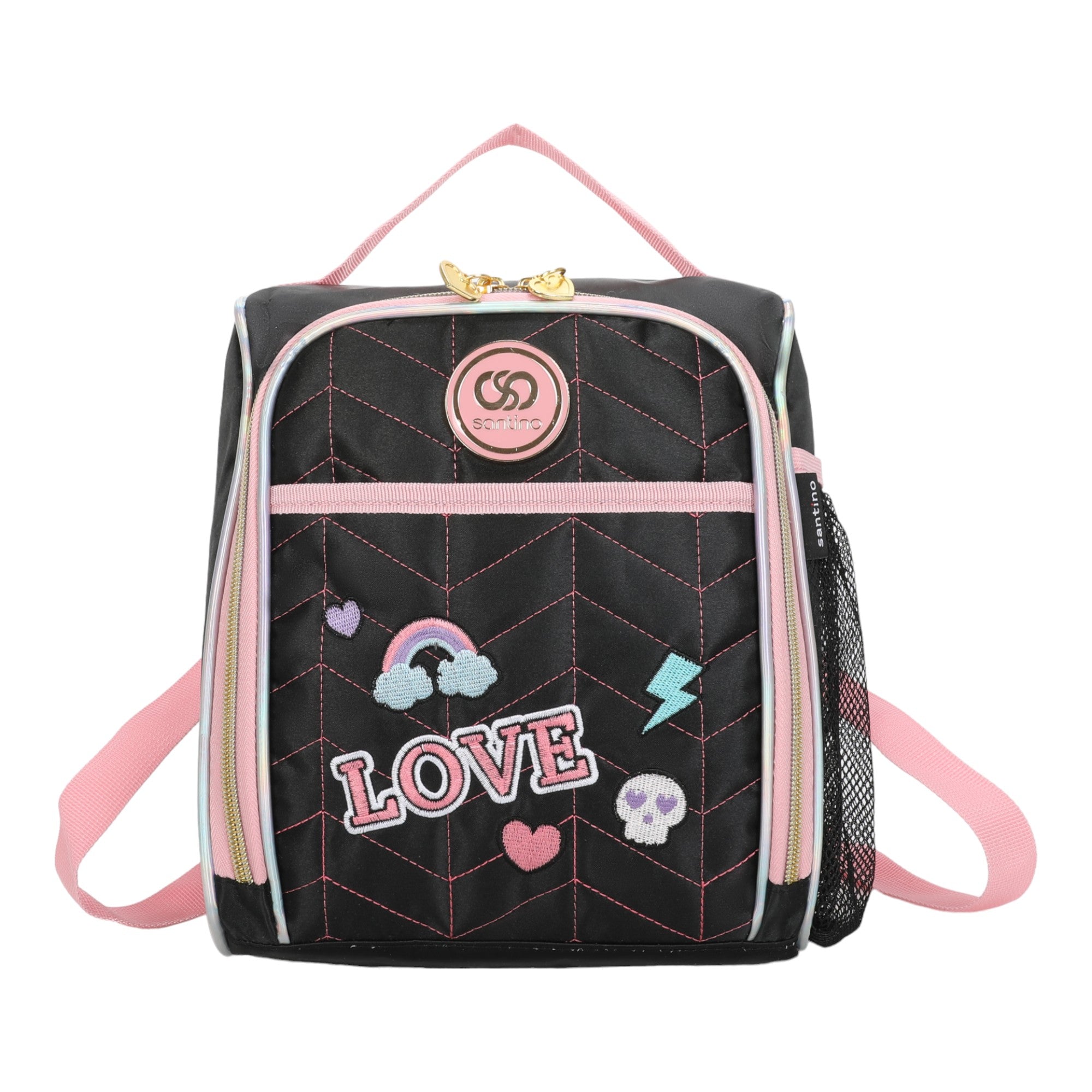 Sweet Girl Pop Style Lunch Box by Santino Pol SAL232U Black