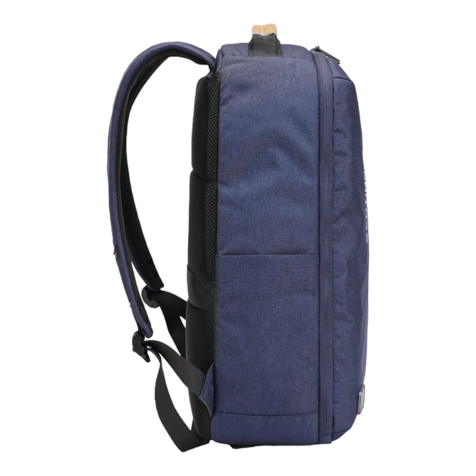Trend by Santino Navy Blue Polyester Laptop Backpack