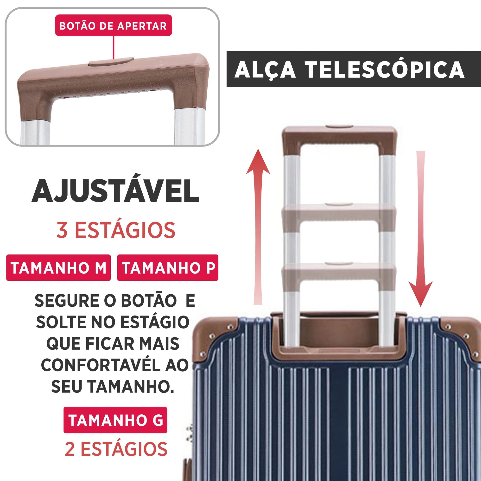 Palazzio 3 Piece 360° Luggage Set Santino PLV191J