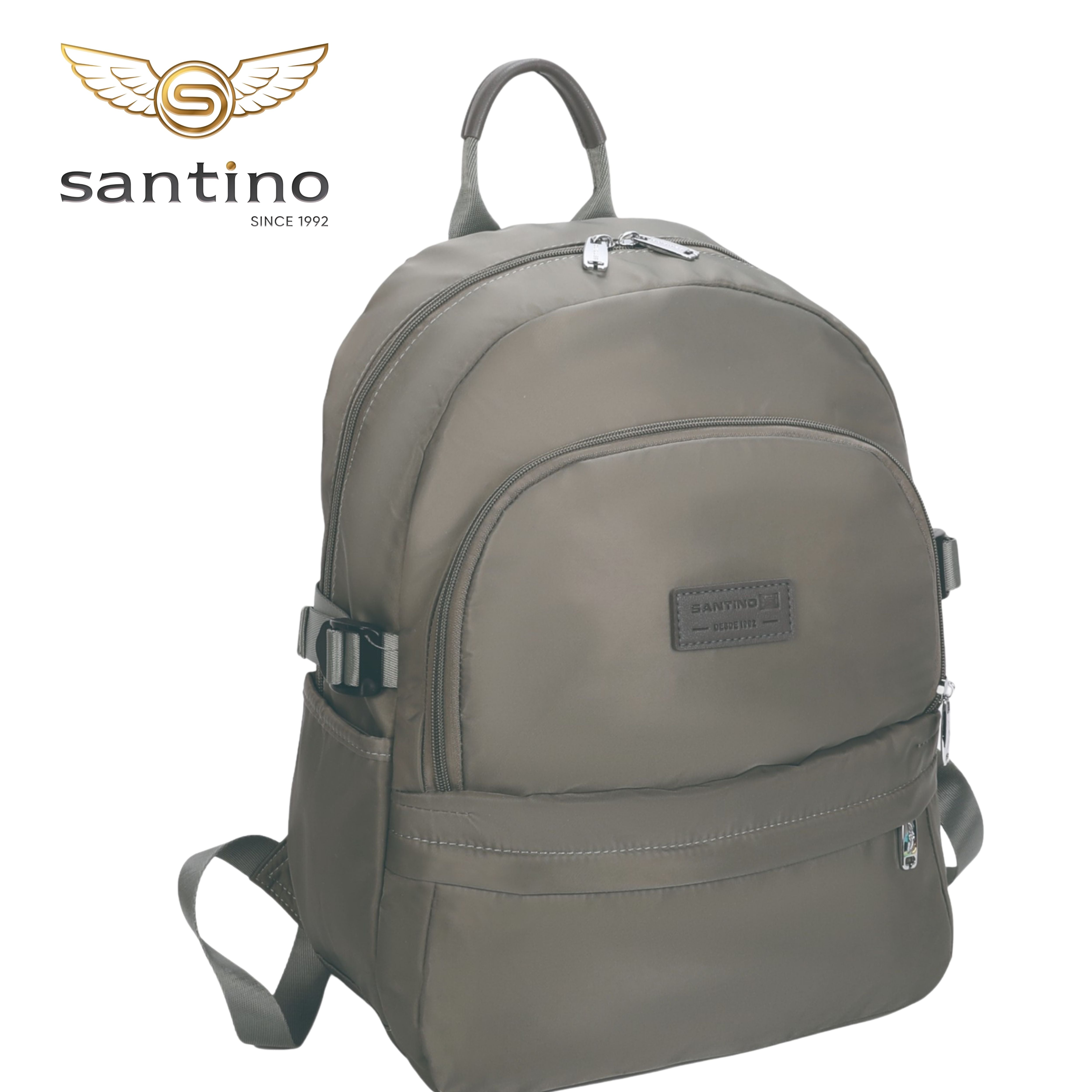 Bolsa Mochila Frésia Santino - SAB411U10 - Verde Musgo