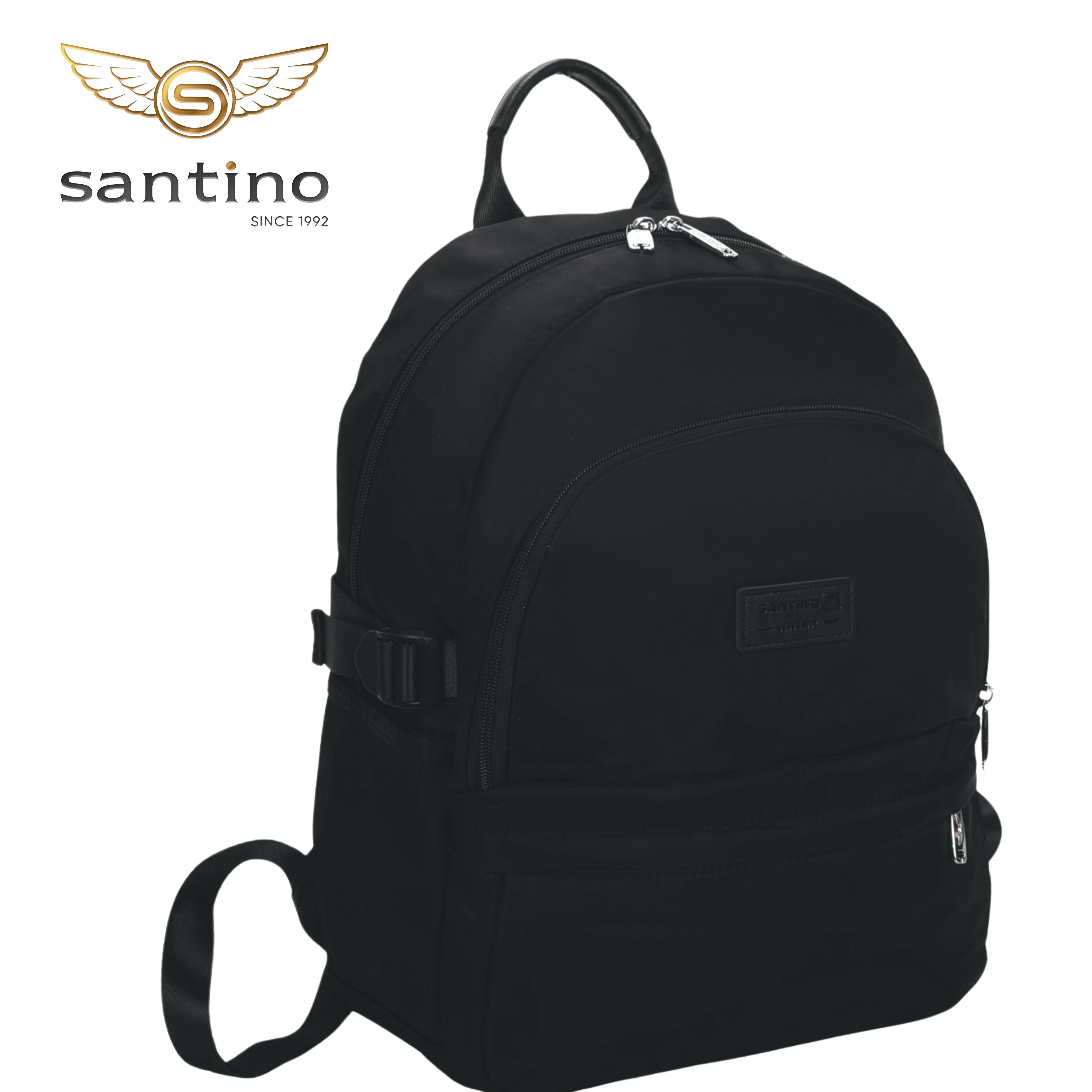 Bolsa Mochila Frésia Santino - SAB411U01 - Preta