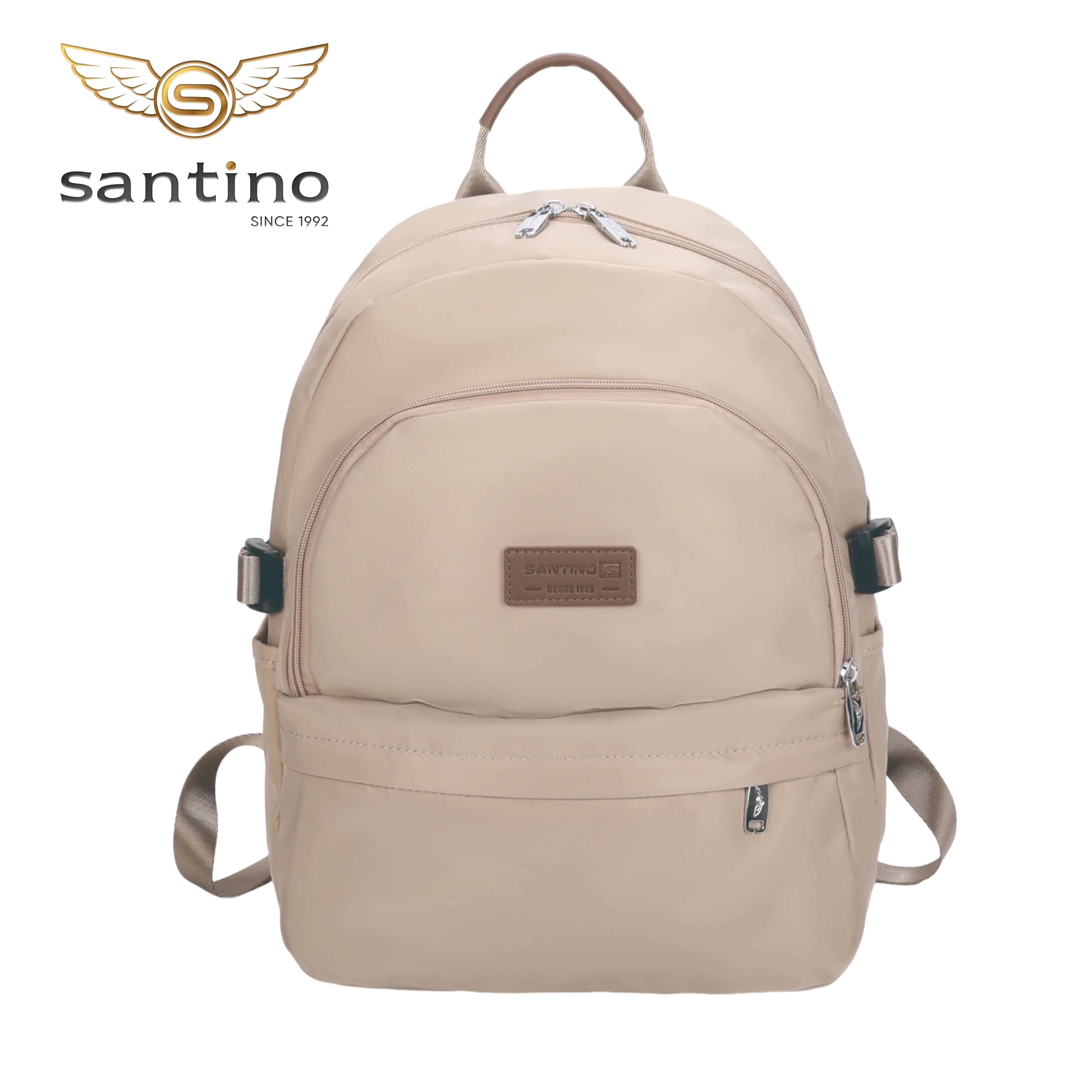 Bolsa Mochila Frésia Santino - SAB411U06 - Bege