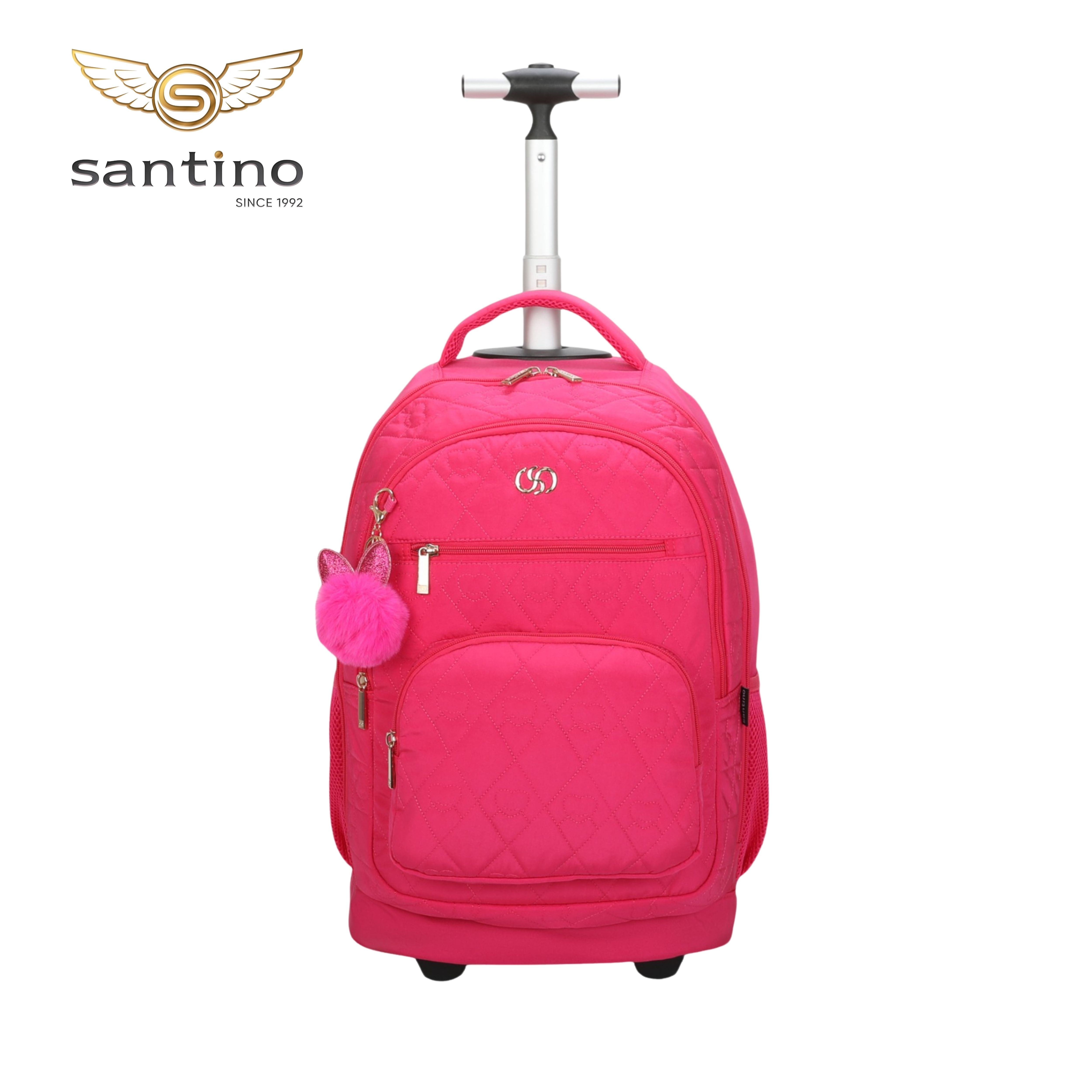 Cairo Notebook Backpack With Wheels Santino SAC200U Pink