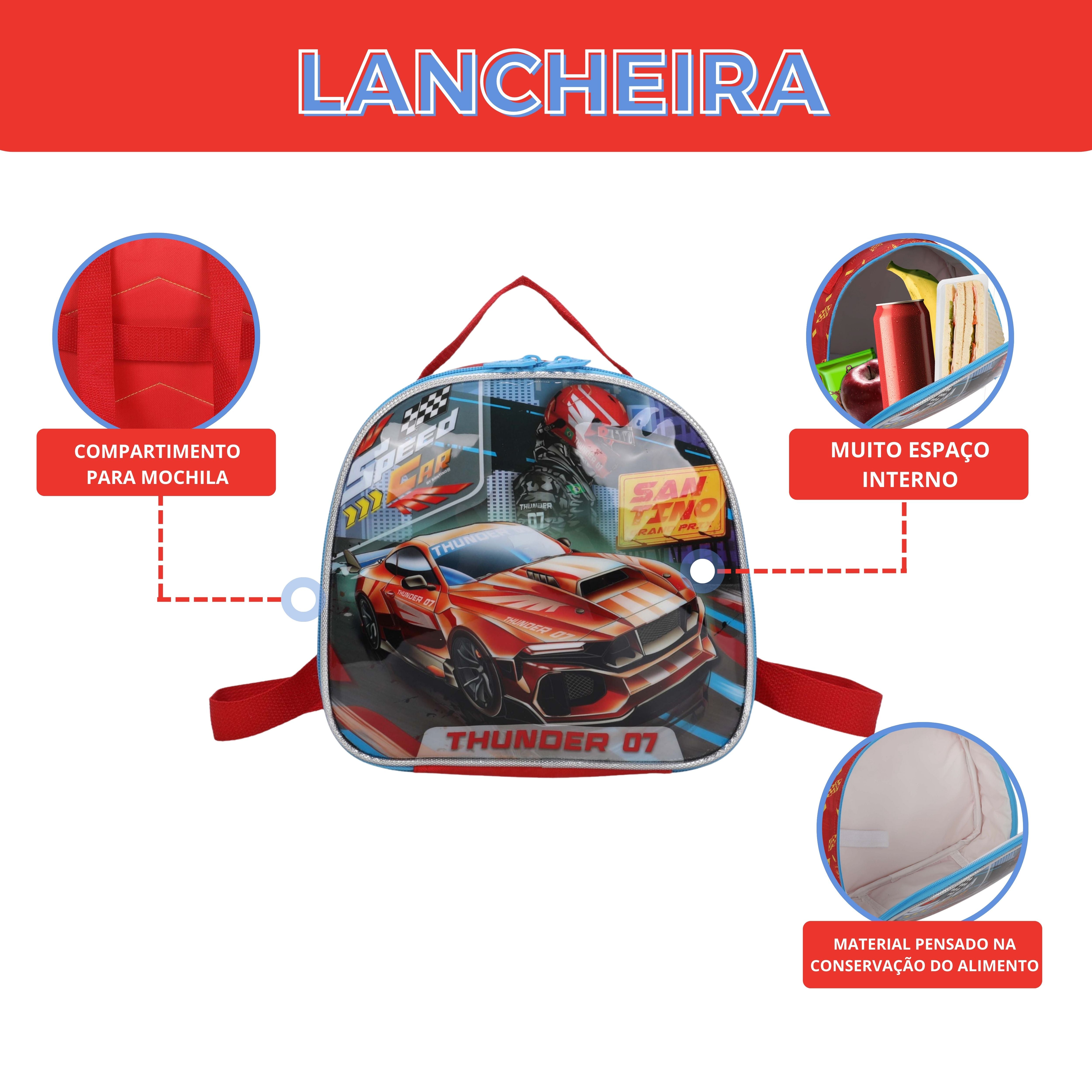 Speed Car Tunning Race by Santino Polyester Kids Kit SCK11U Red
