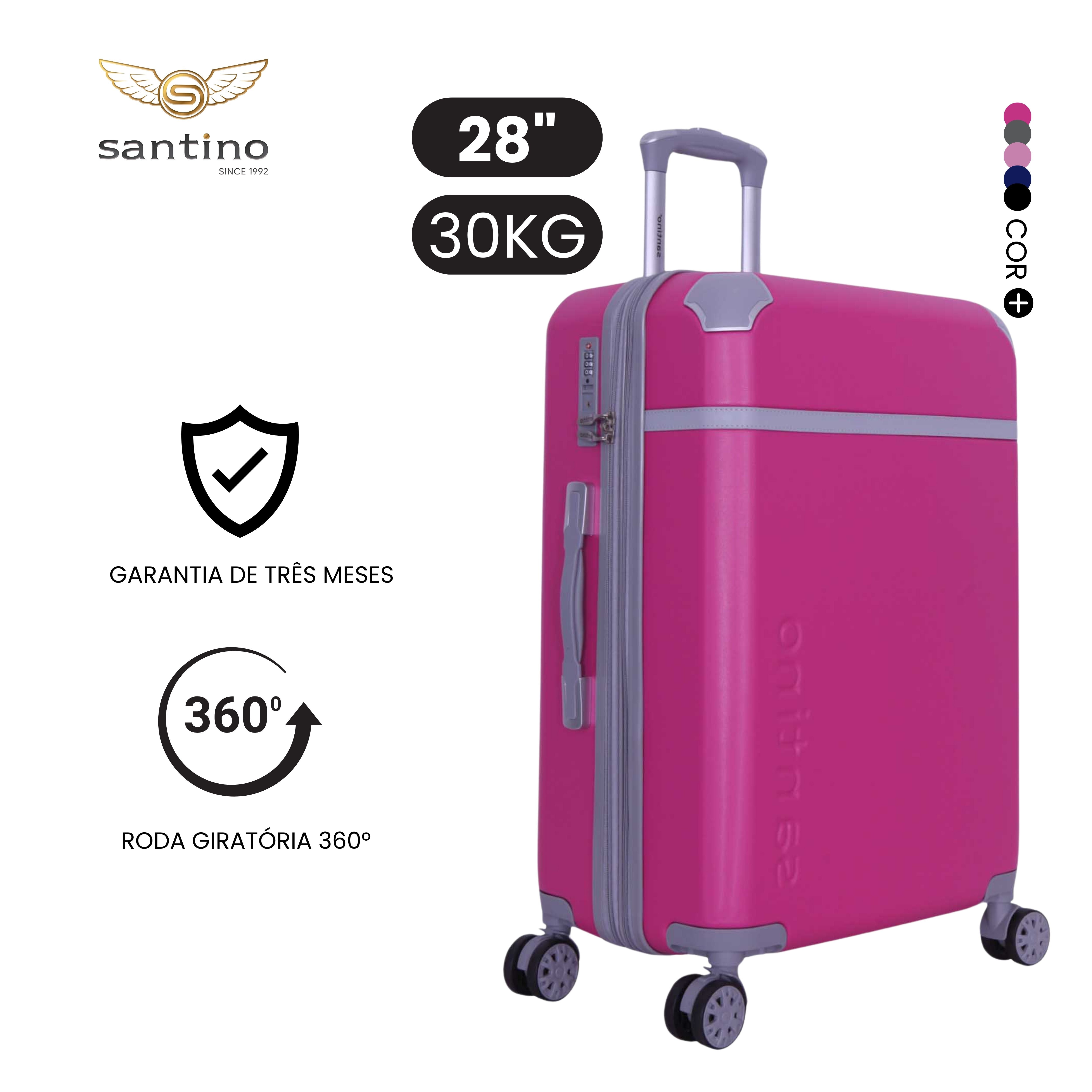 Santino SDV601J 3-Piece Long Beach Hardside Suitcase Set