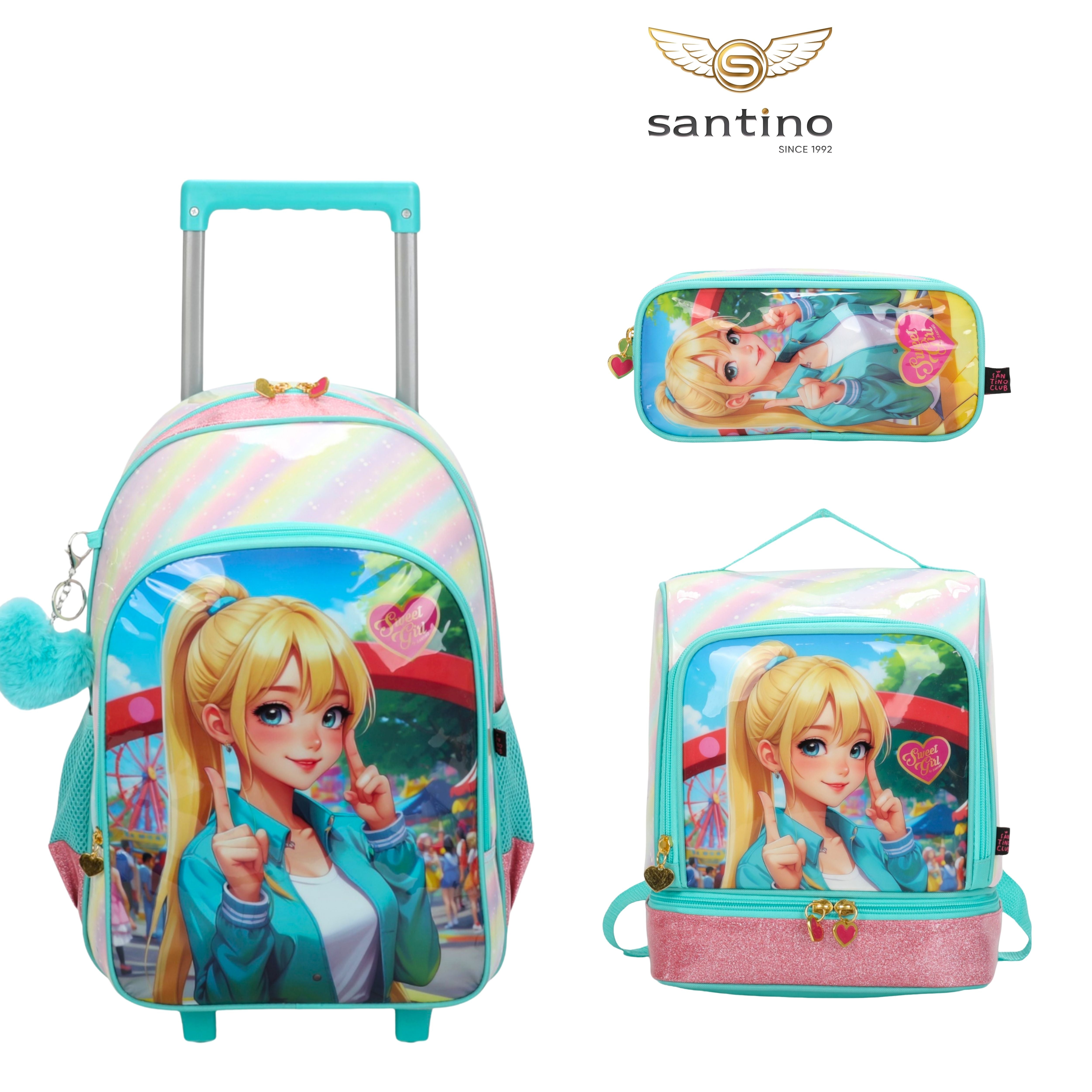 Sweet Girl Park by Santino Green Polyester Children's Kit SGK21U10