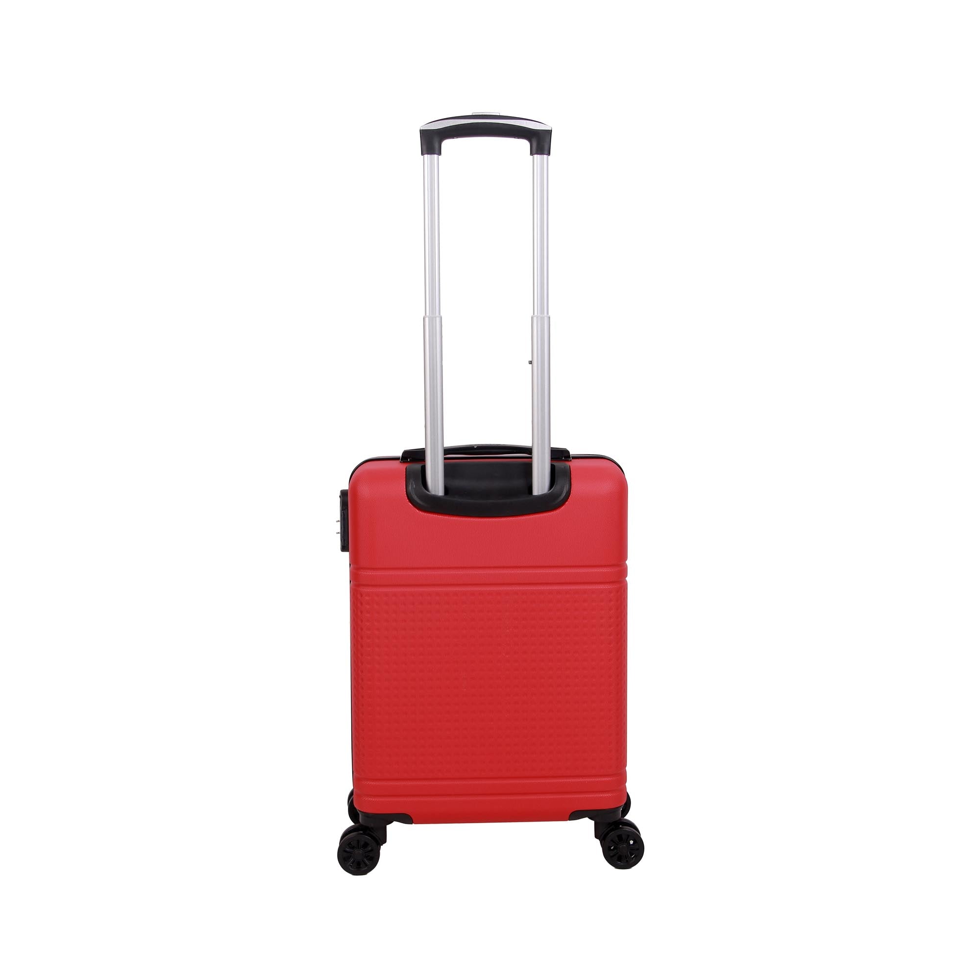 Santino AMZV204P Dublin Rigid Carry-On Suitcase with 4 Double Wheels