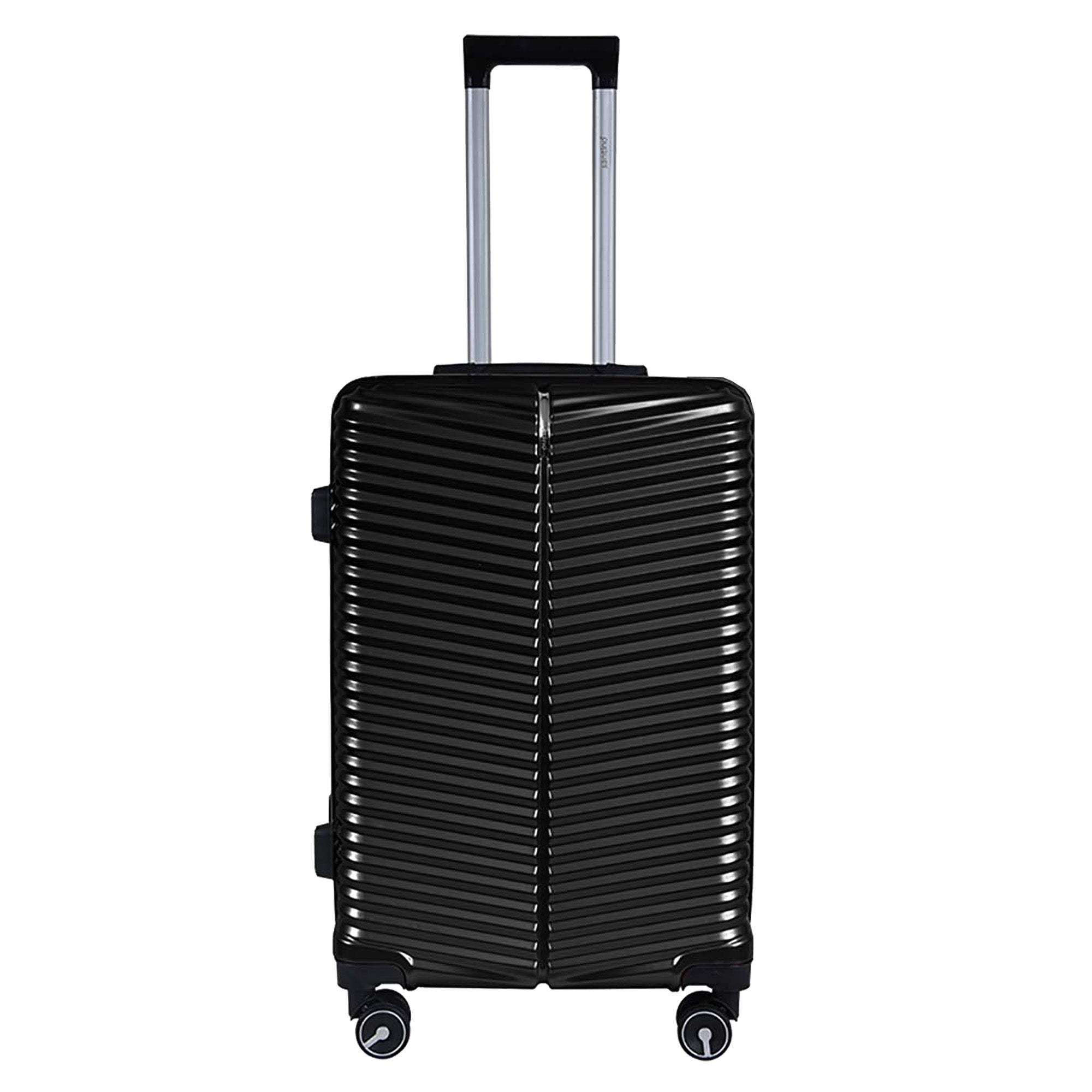 Vienna Rigid 360° Santino M Travel Suitcase Color: Black
