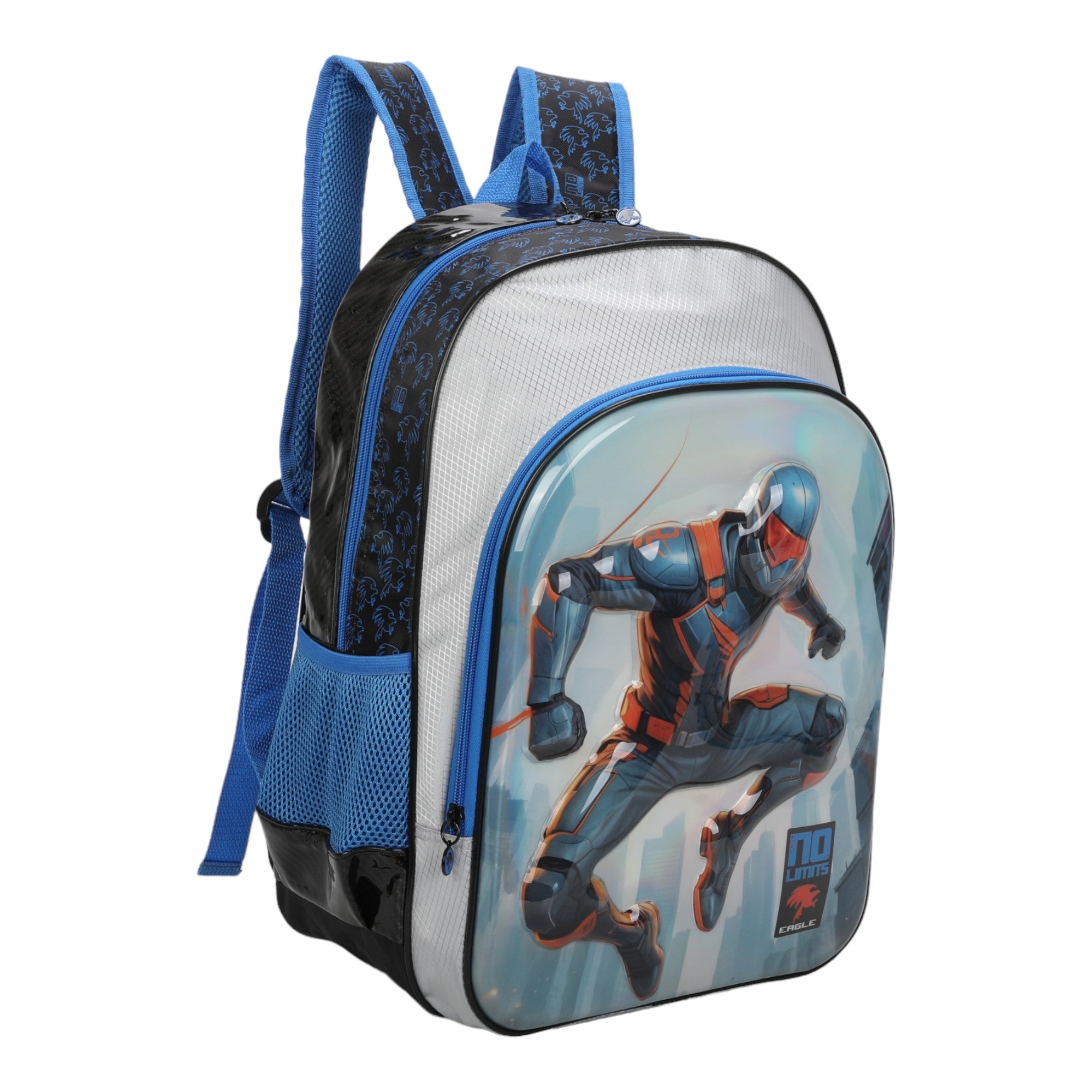 Mochila Infantil No Limits ManHero by Santino - NLM13U02 - Azul