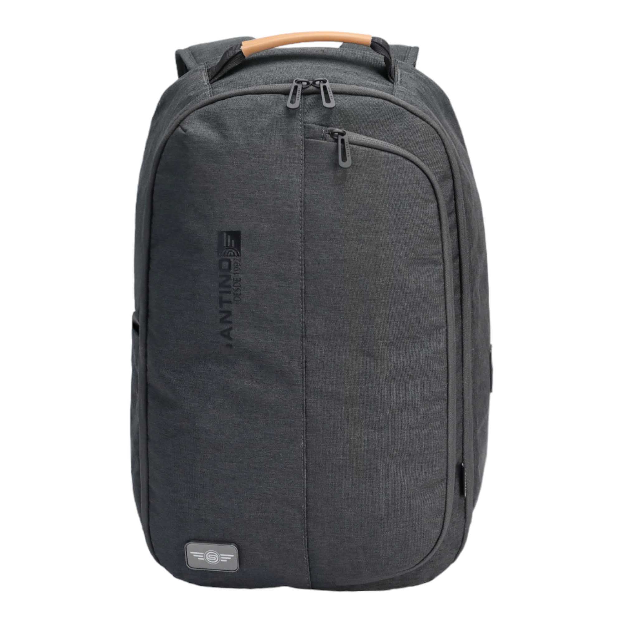 Trend by Santino Black Polyester Notebook Backpack