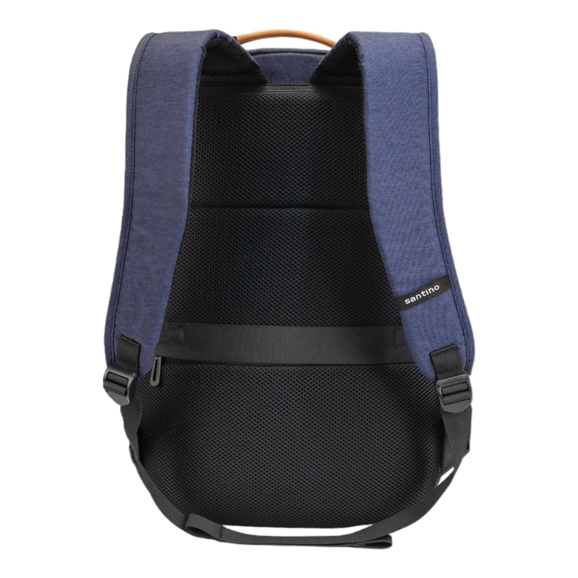 Trend by Santino Navy Blue Polyester Laptop Backpack
