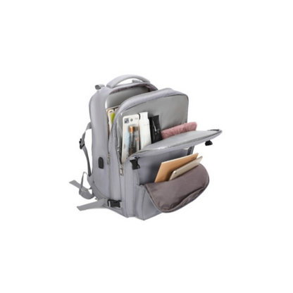 Oslo Pol Santino Laptop Backpack - SAN405U Grey