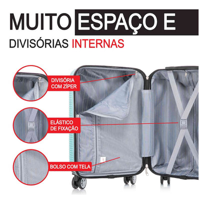 Santino 3-Piece Pisa Rigid 360° Luggage Set - MZV183J