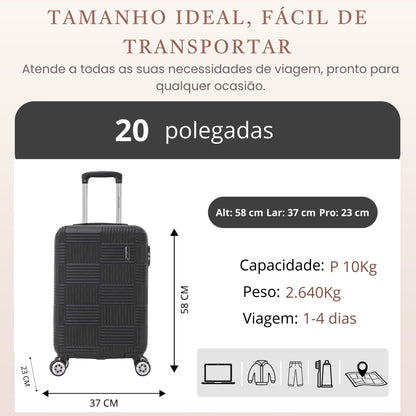 Santino 360° Rigid Ocean Drive Suitcase - MZV503P
