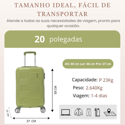 Santino 360° Rigid Ocean Drive Suitcase - MZV503P