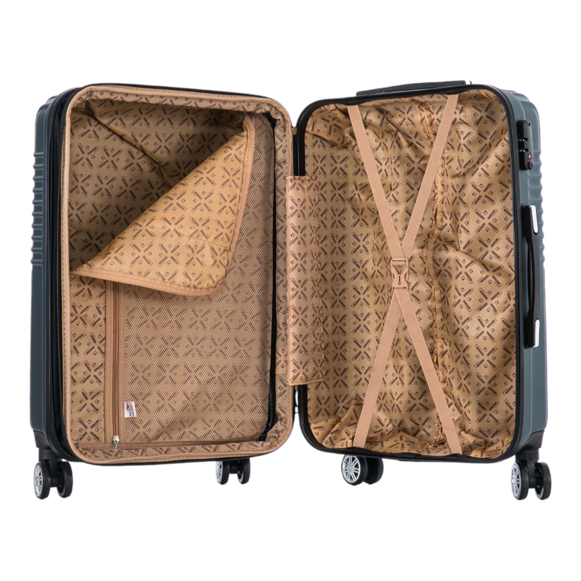 Santino Geometric Rigid 360° Suitcase - ASAV7003M