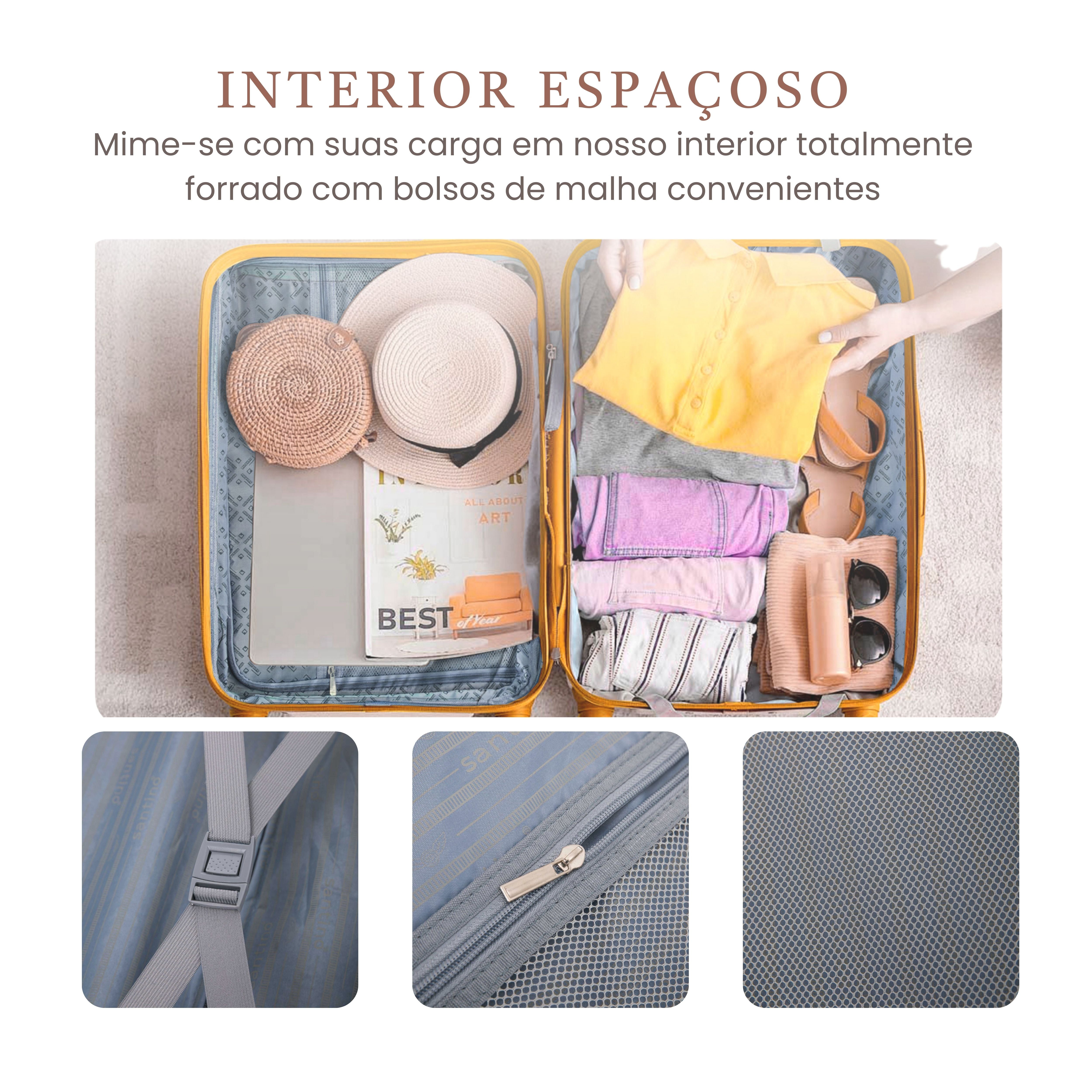 Santino 360° Rigid Ocean Drive Suitcase - MZV503P