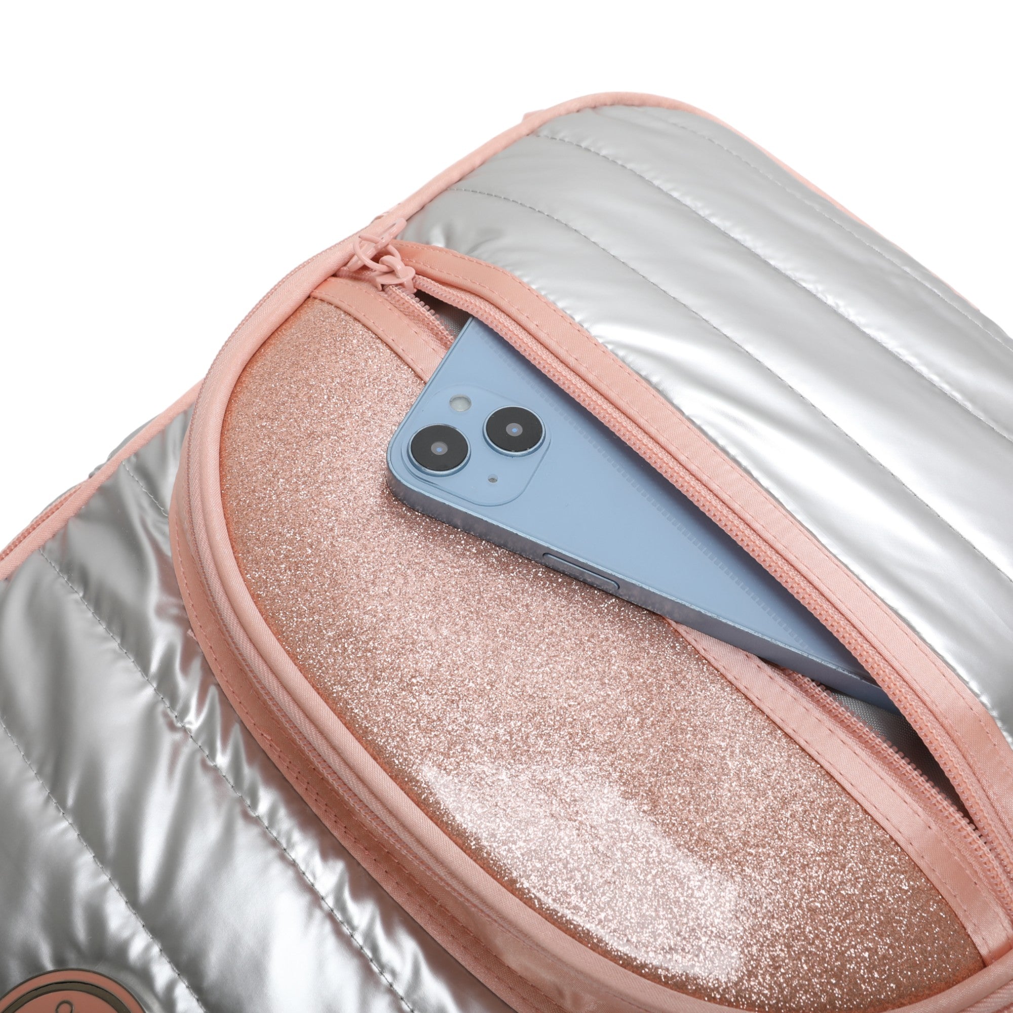 Sweet Girl Silver Wish Backpack by Santino Polyester SAM233U Light Pink