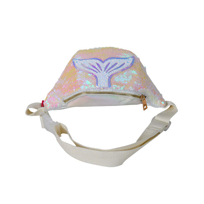 Lili July Mermaid Children's Fanny Pack Color: Light Pink