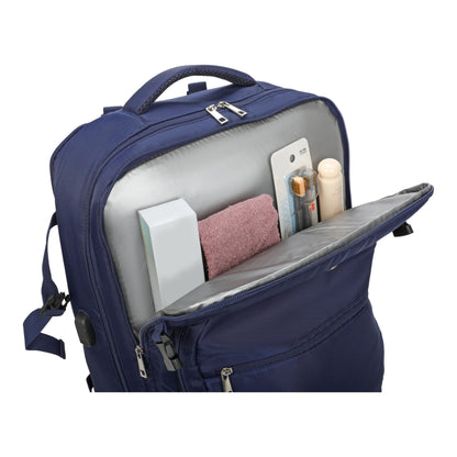 Oslo Pol Santino Laptop Backpack - SAN405U Navy Blue
