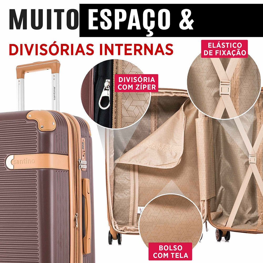Nice Rigid 360° Santino G Travel Suitcase - ABEV407G
