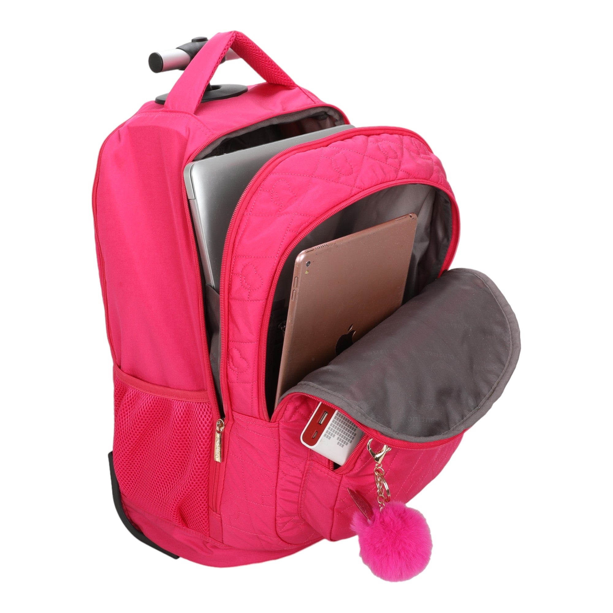 Cairo Notebook Backpack With Wheels Santino SAC200U Pink