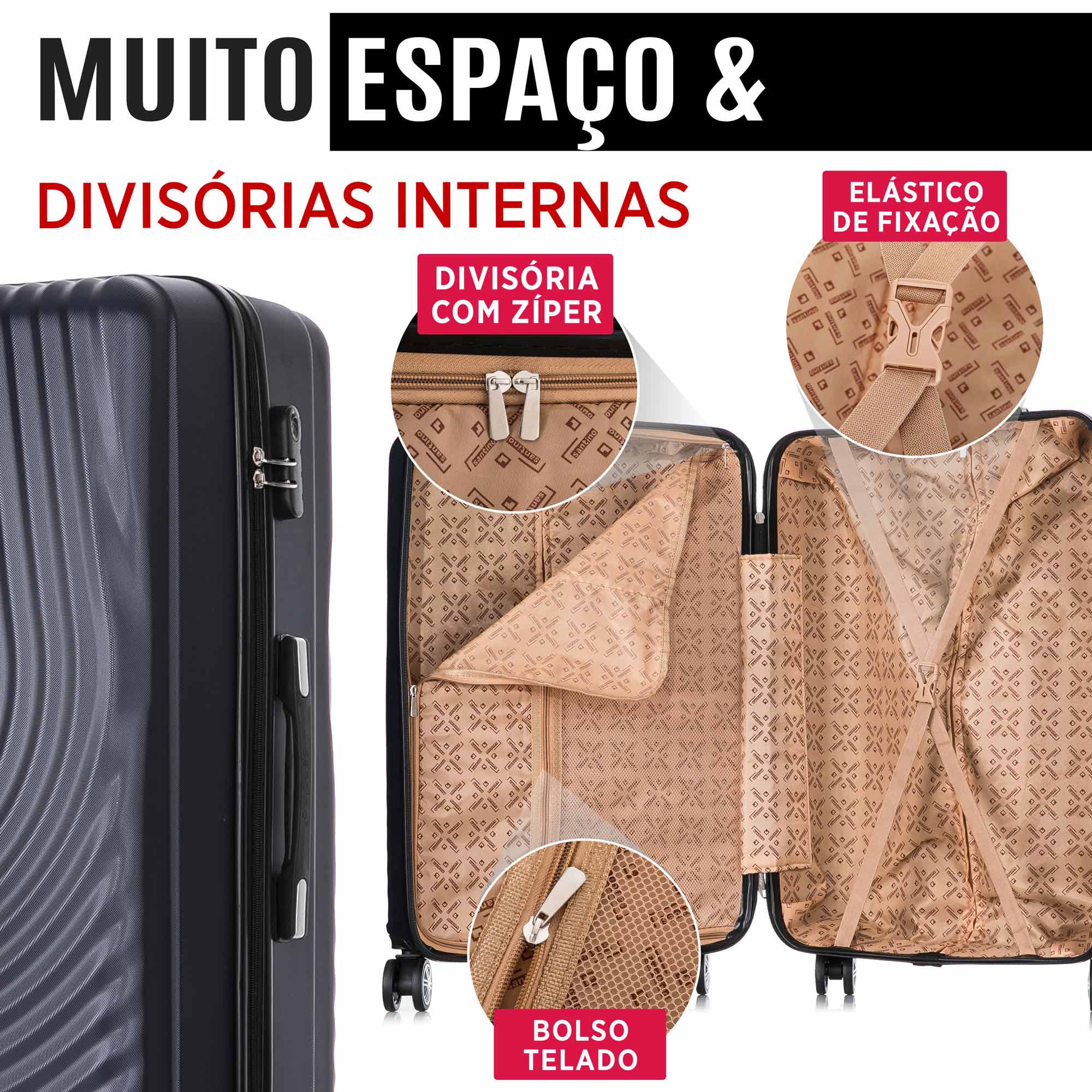 Santino 360° Berlin Hardside Suitcase