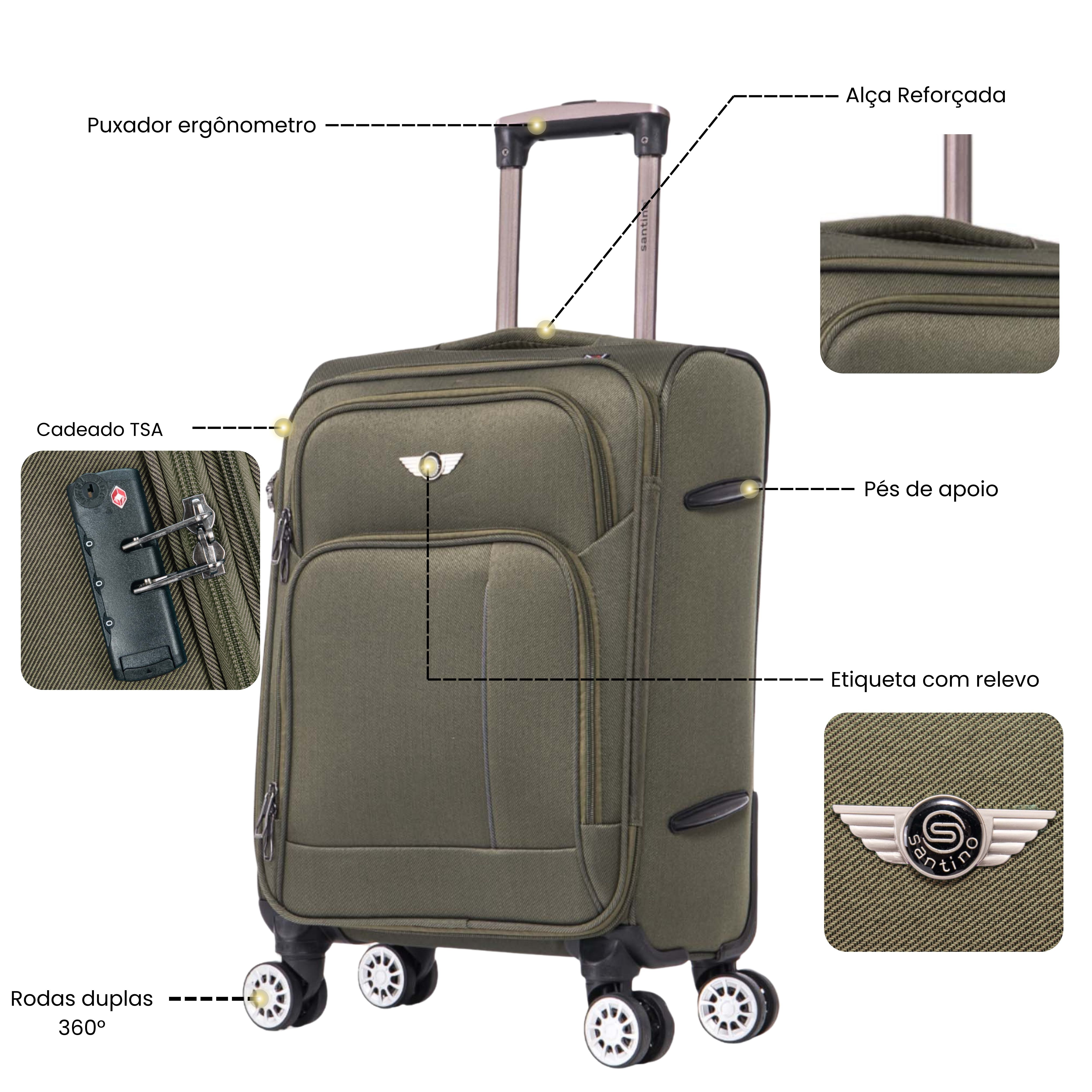 Little Havana Super Light 360° Santino G Travel Bag - ALKV501G