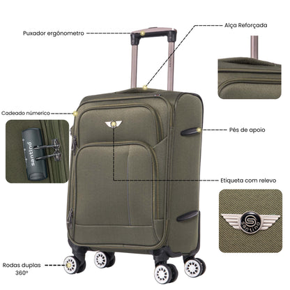 Little Havana Super Light 360° Santino Carry-On Suitcase - ALKV501P