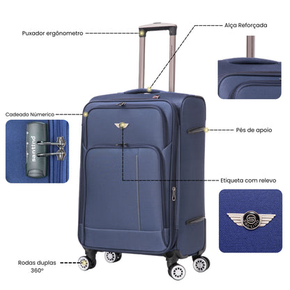 Little Havana Super Light 360° Santino Carry-On Suitcase - ALKV501P