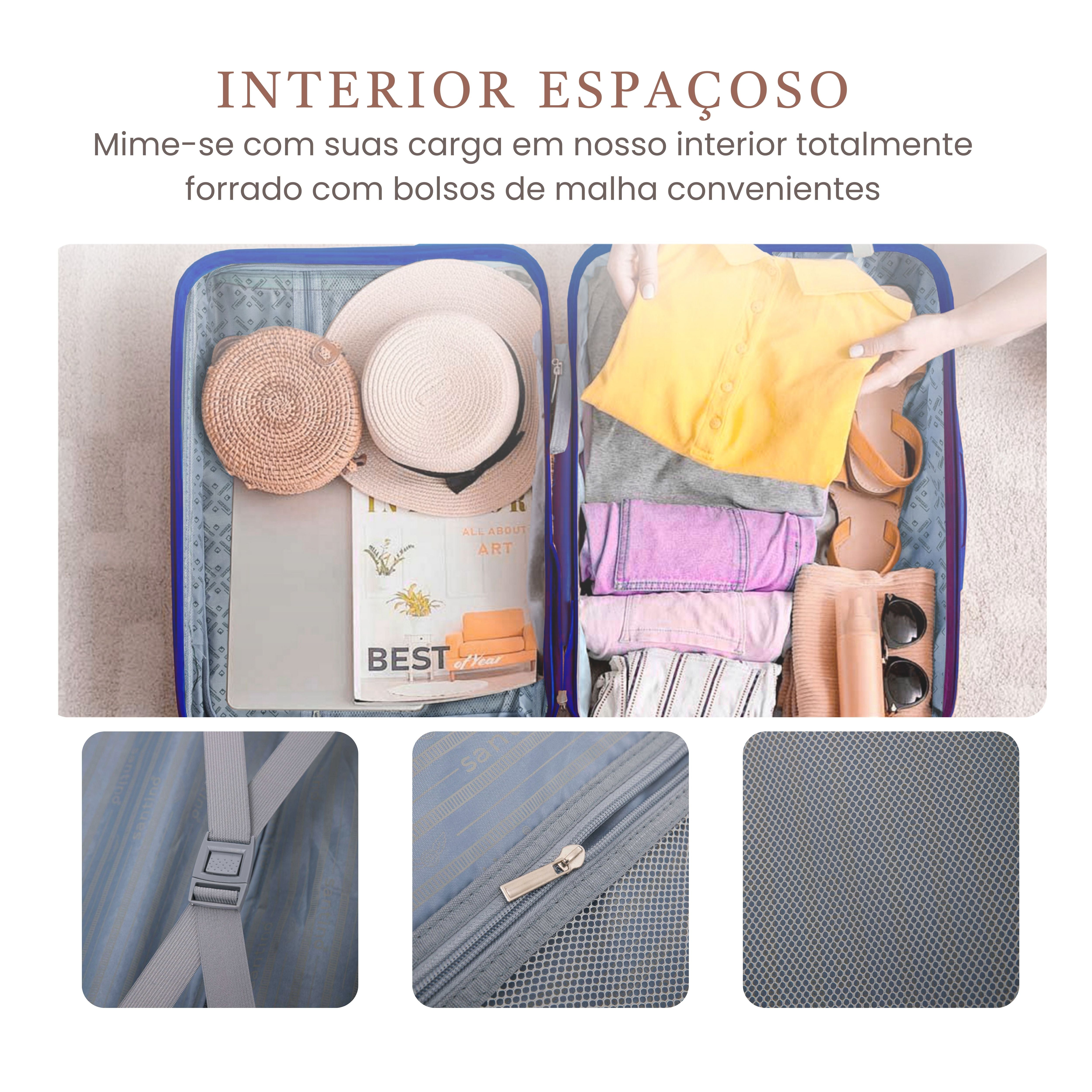 Santino G 360° Ocean Drive Hardside Suitcase - MZV503G