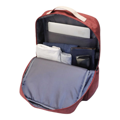 Pop Organizer Notebook Backpack by Santino Red Polyester