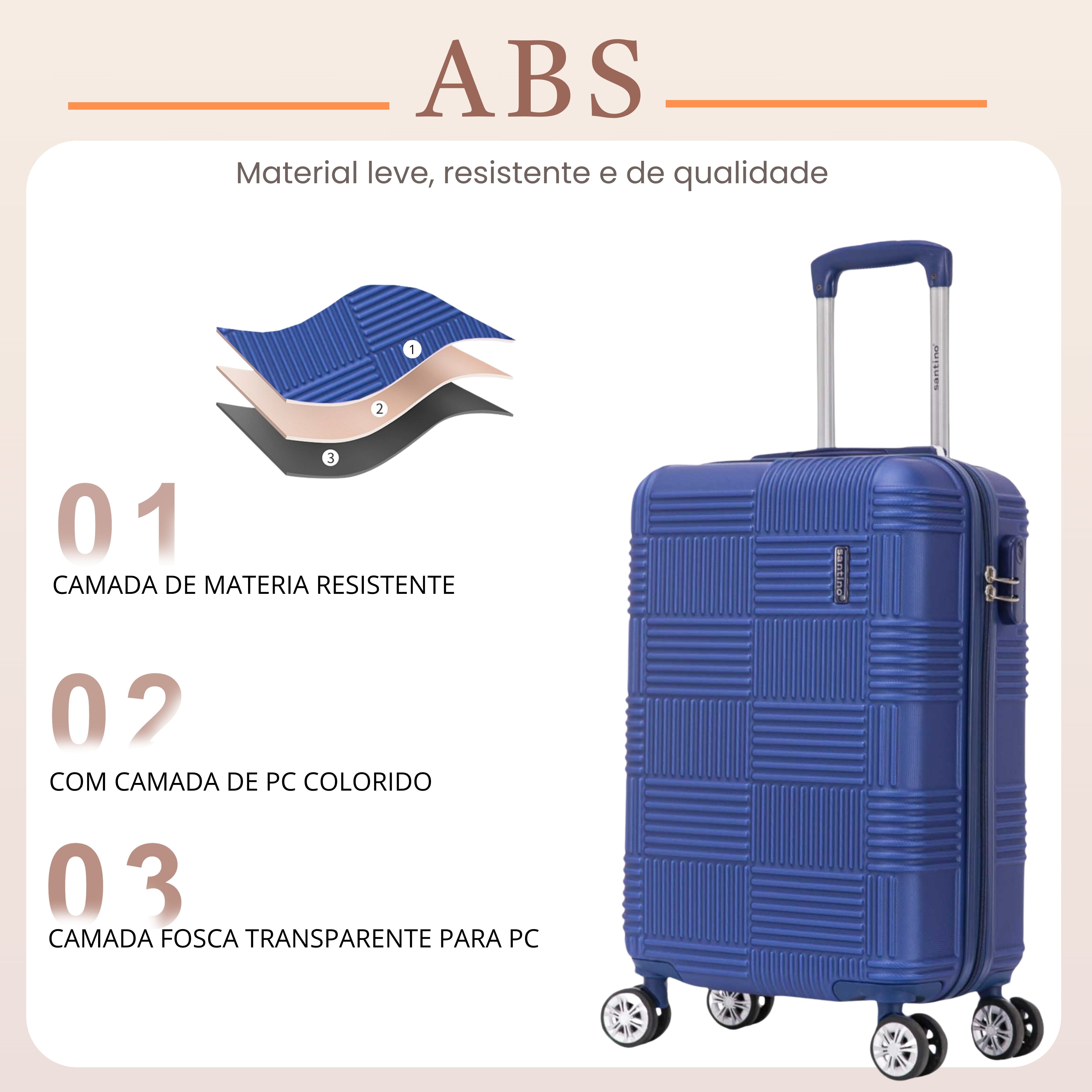 Santino 360° Rigid Ocean Drive Suitcase - MZV503P