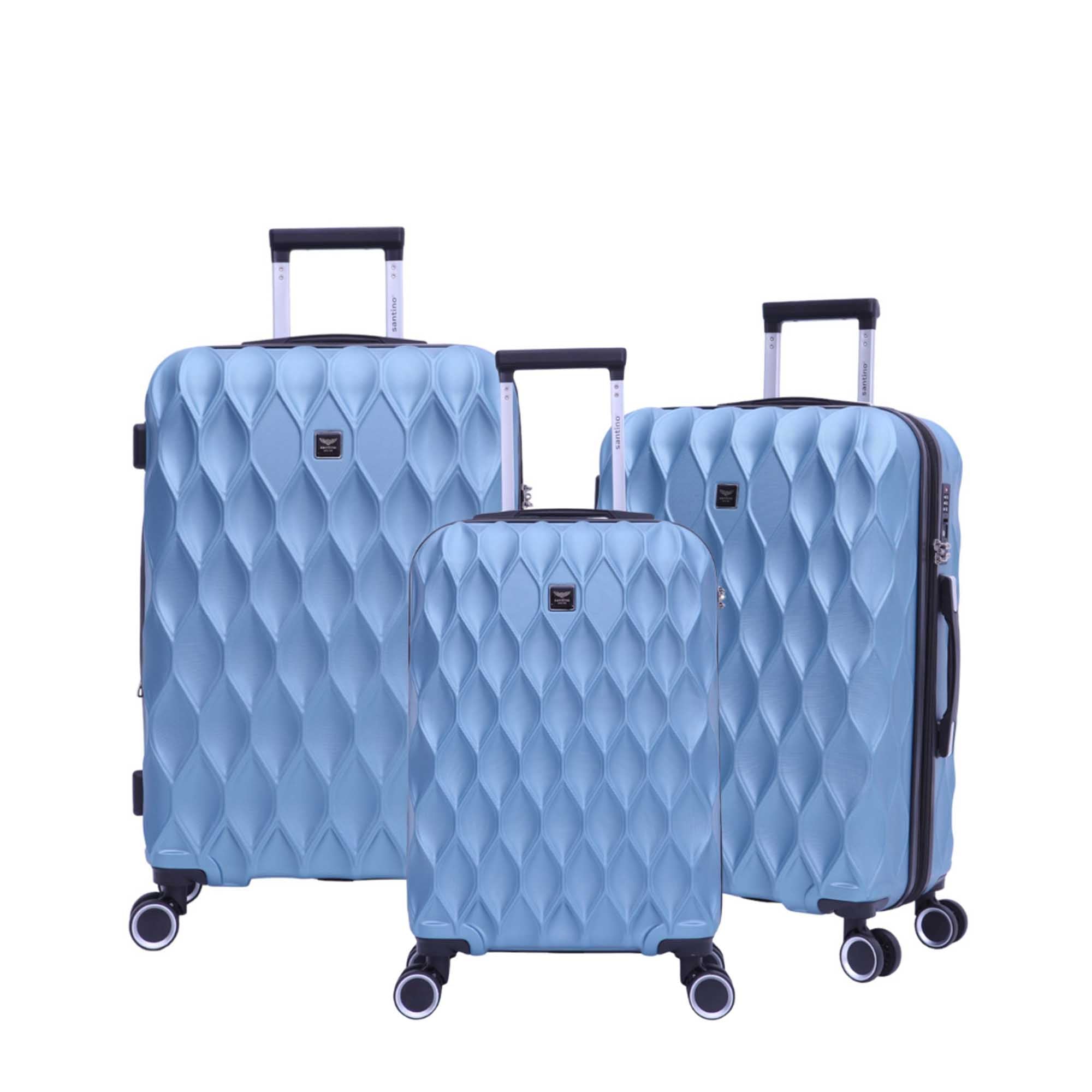 Marseille 3-Piece Rigid 360° Luggage Set Santino SDV224J