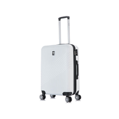 Santino Geometric 3-Piece Rigid 360° Luggage Set - SAV7003J