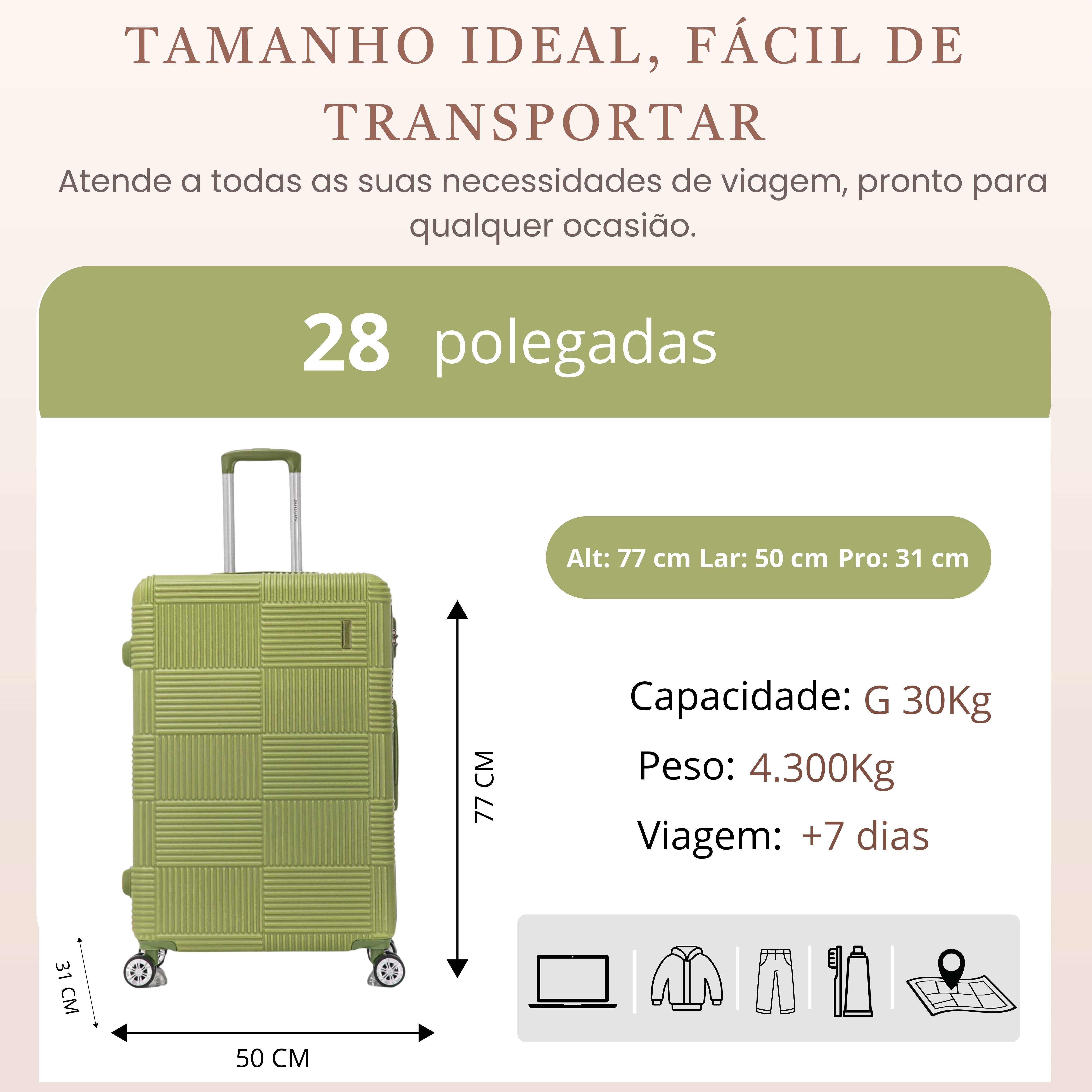 Santino G 360° Ocean Drive Hardside Suitcase - MZV503G