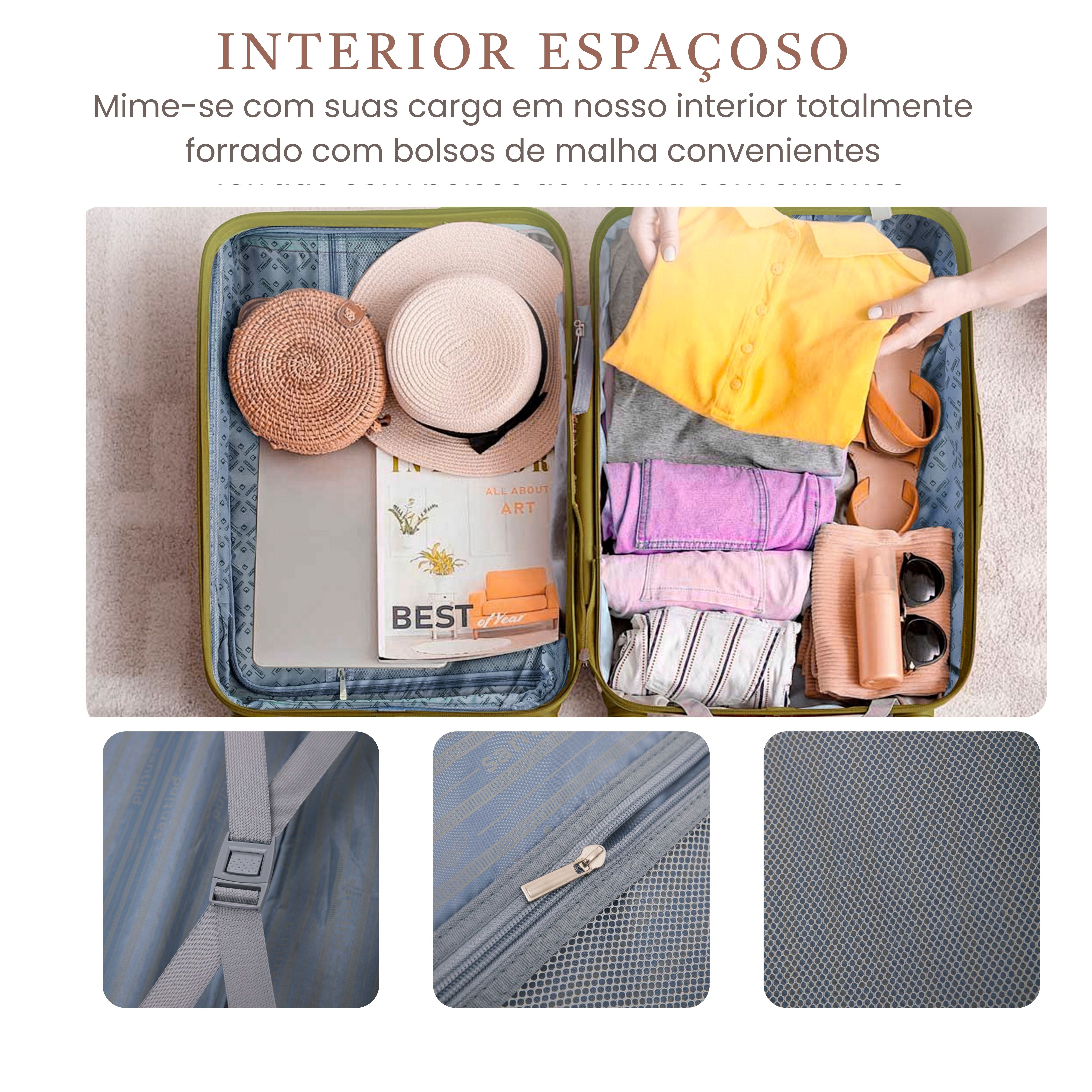 Santino M Ocean Drive Hardside 360° Travel Suitcase - MZV503M
