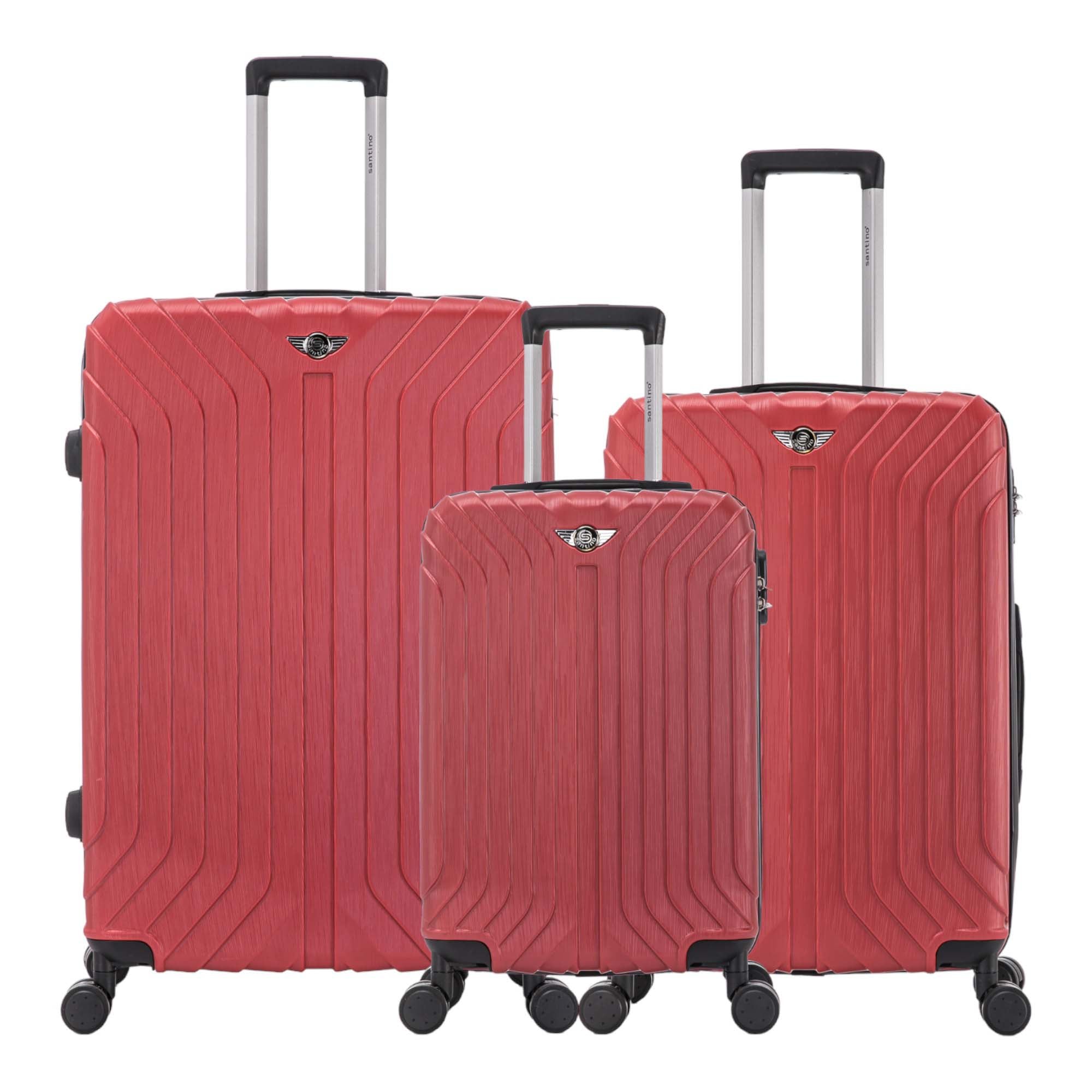 Liberty Statue 3-Piece Rigid Luggage Set Santino MZV502J