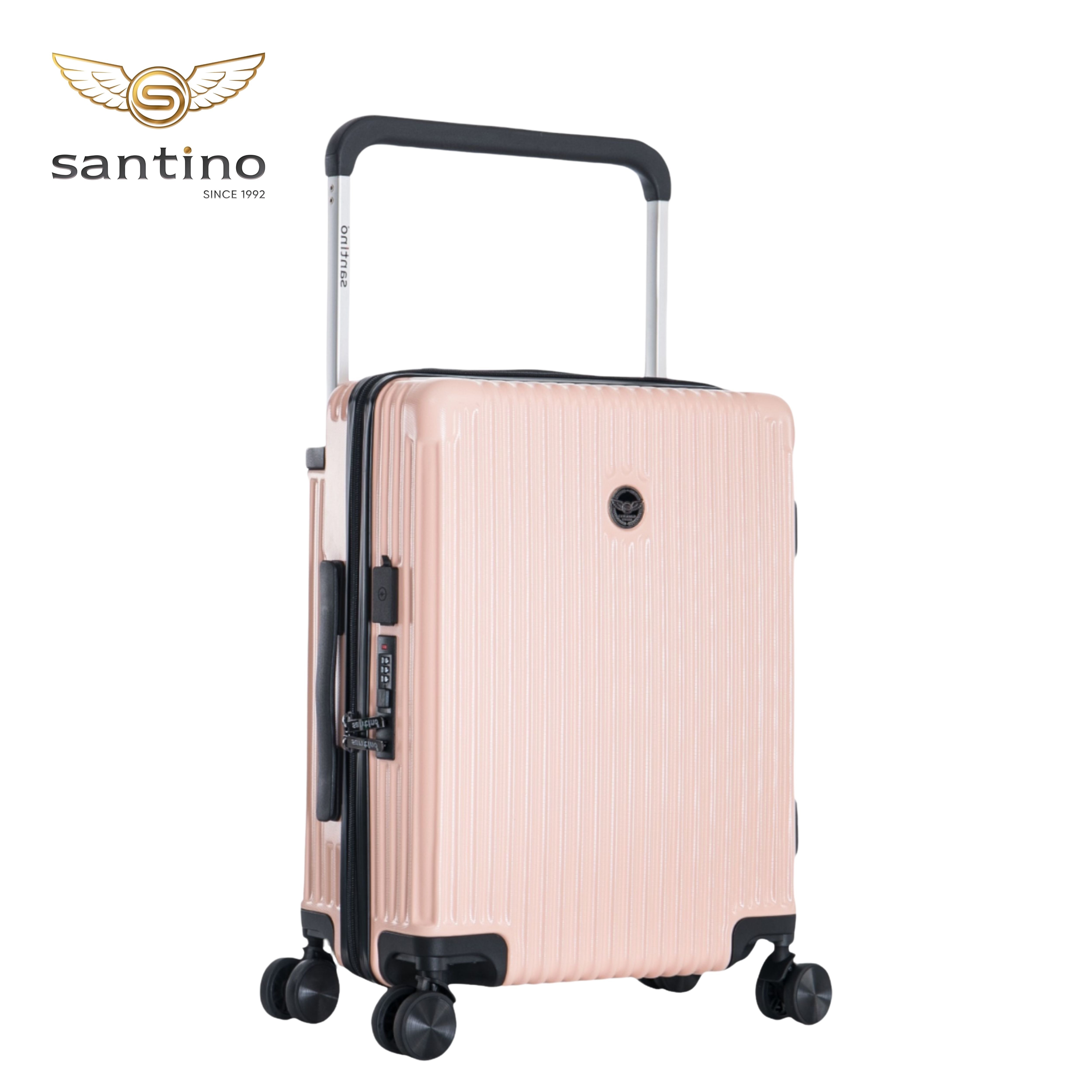Cronos Rigid 360° Santino Carry-On Suitcase - ABEV701P - Salmon