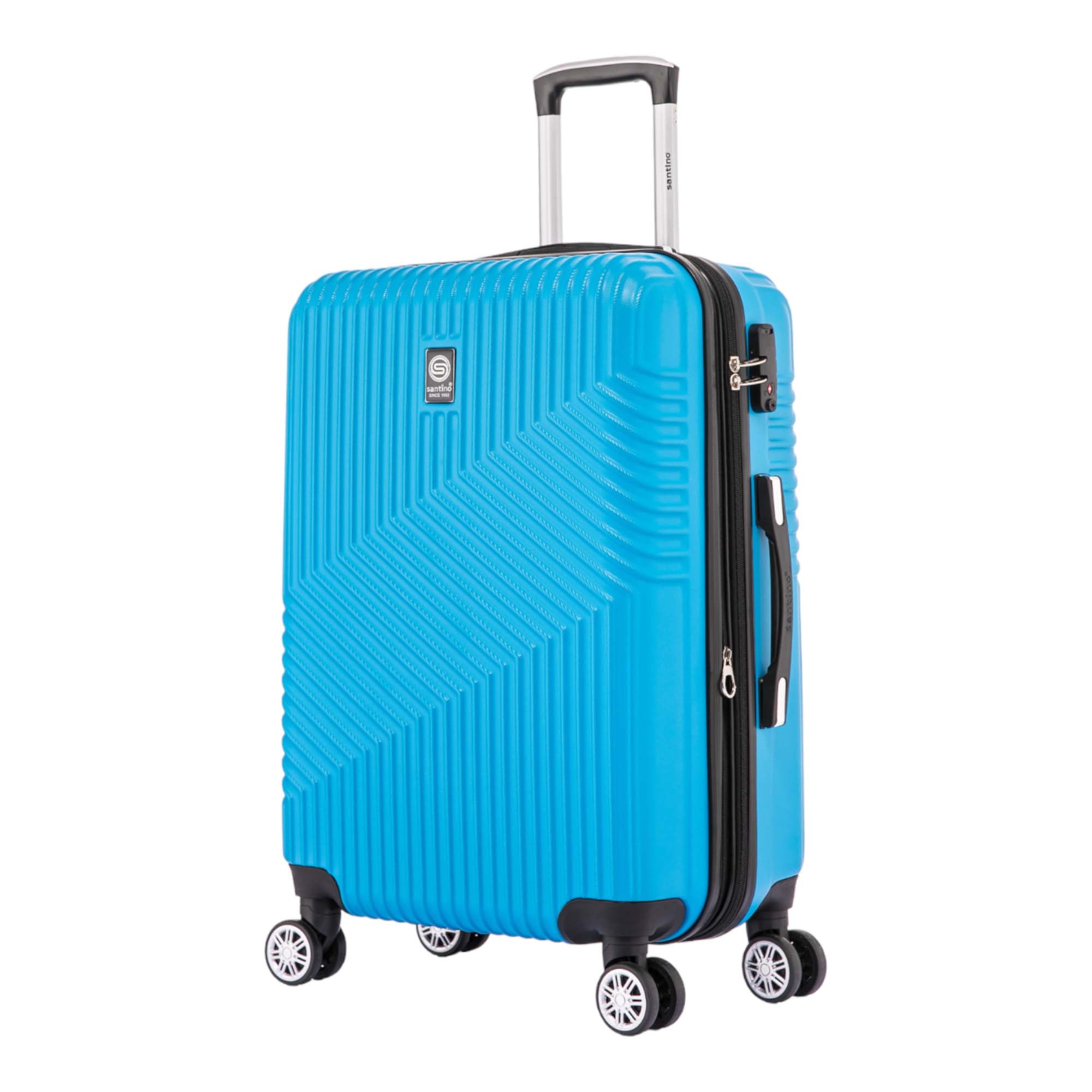 Santino Geometric Rigid 360° Travel Suitcase - ASAV7003G