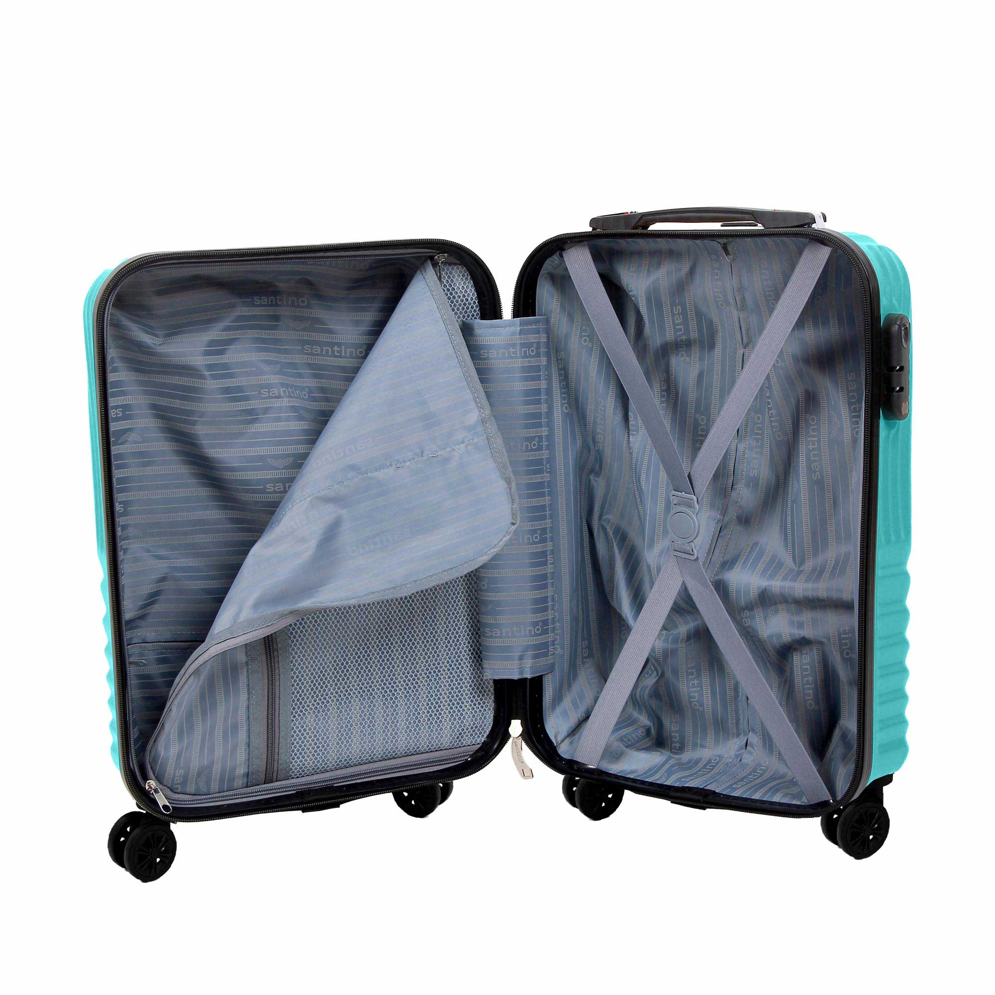 Vancouver Rigid Carry-On Suitcase with 4 Wheels 360º Santino AMZV205S