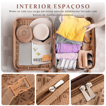 Palazzio 4-Wheel 360º Carry-On Suitcase Santino APLV191P